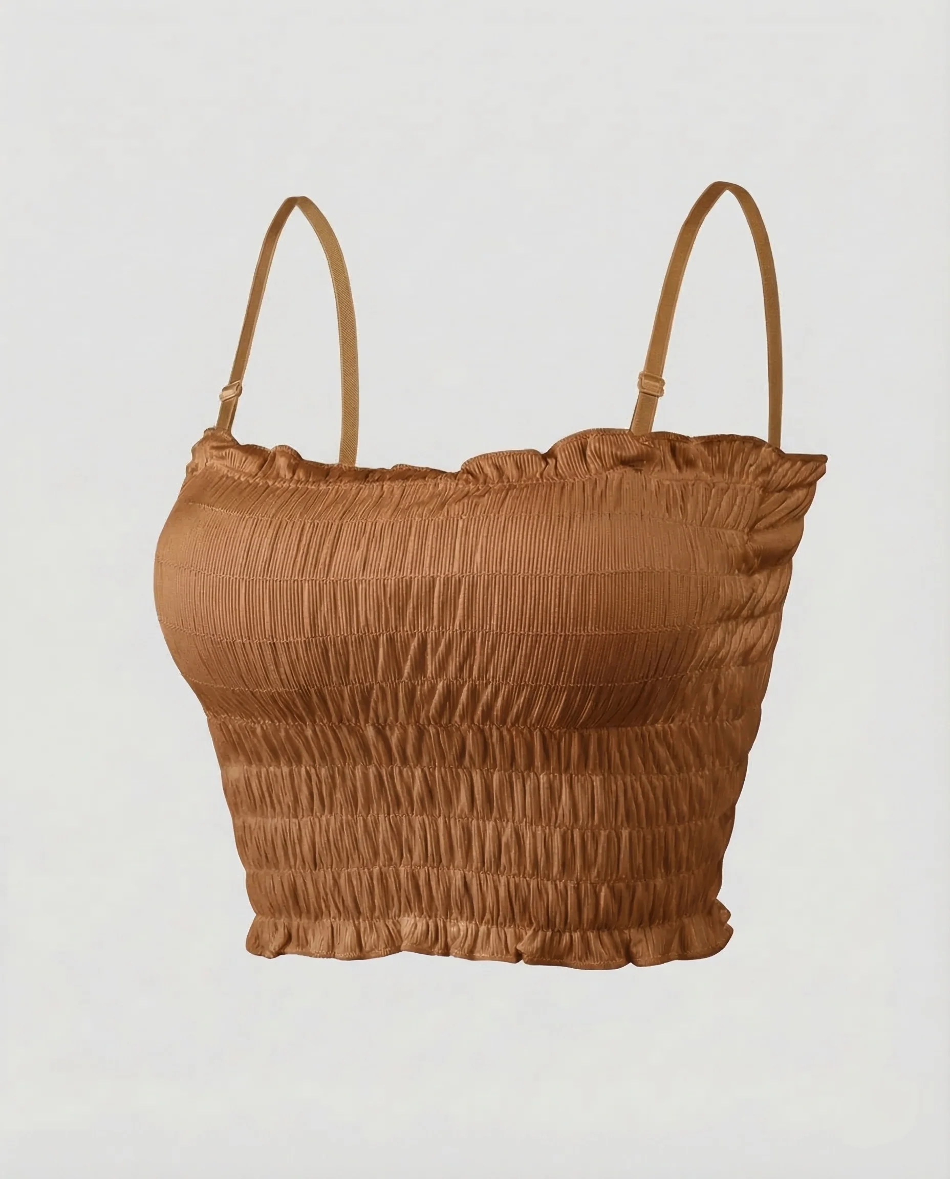 Damen Gesmoktes Crop Top - Image 8