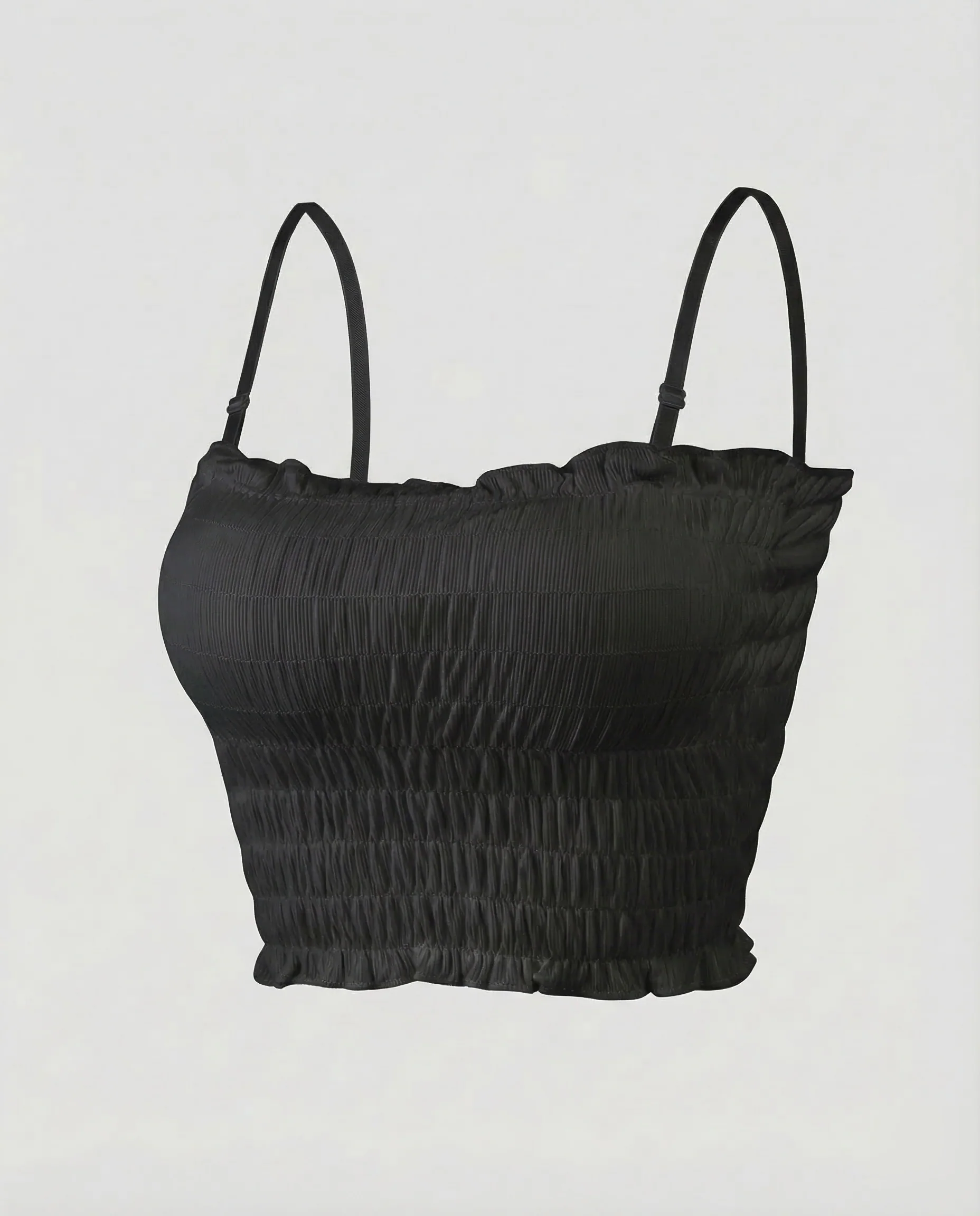 Damen Gesmoktes Crop Top - Image 9