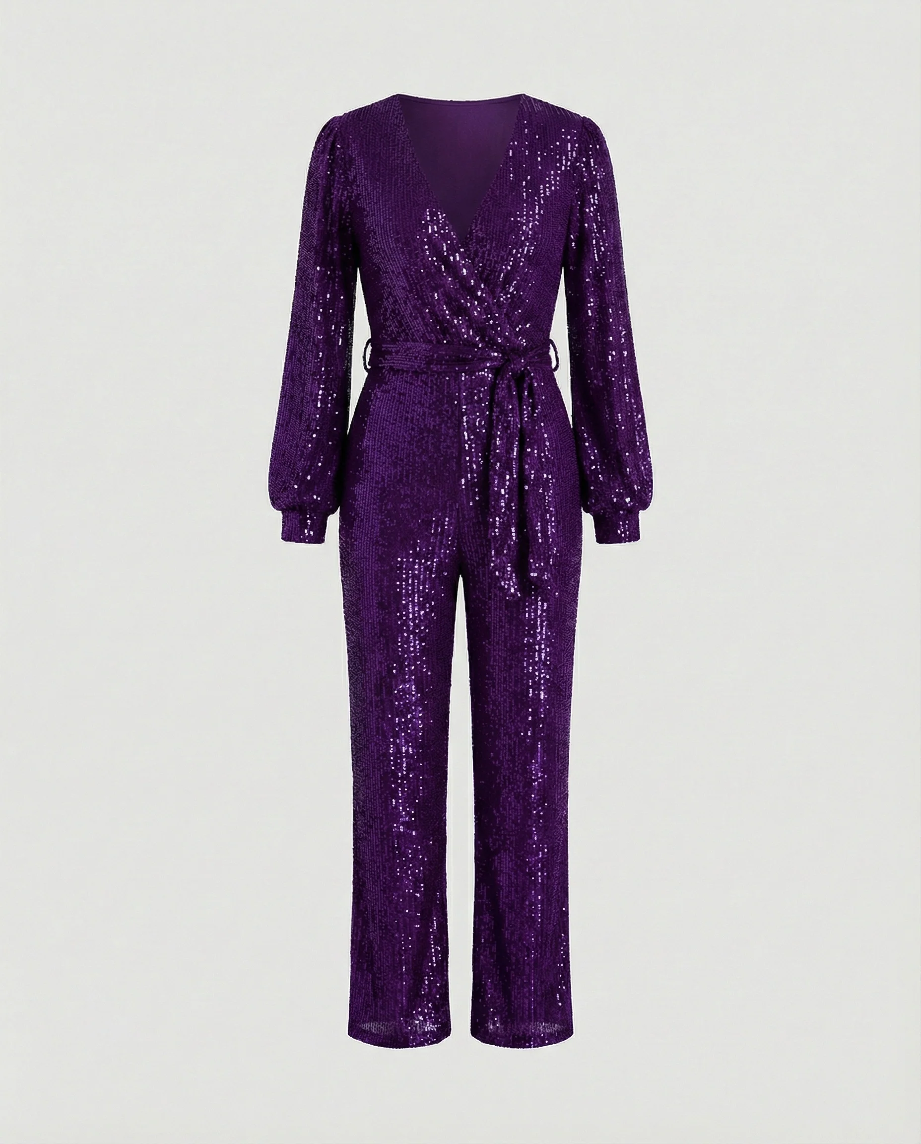 Damen Jumpsuit Pailletten elegant - Image 13