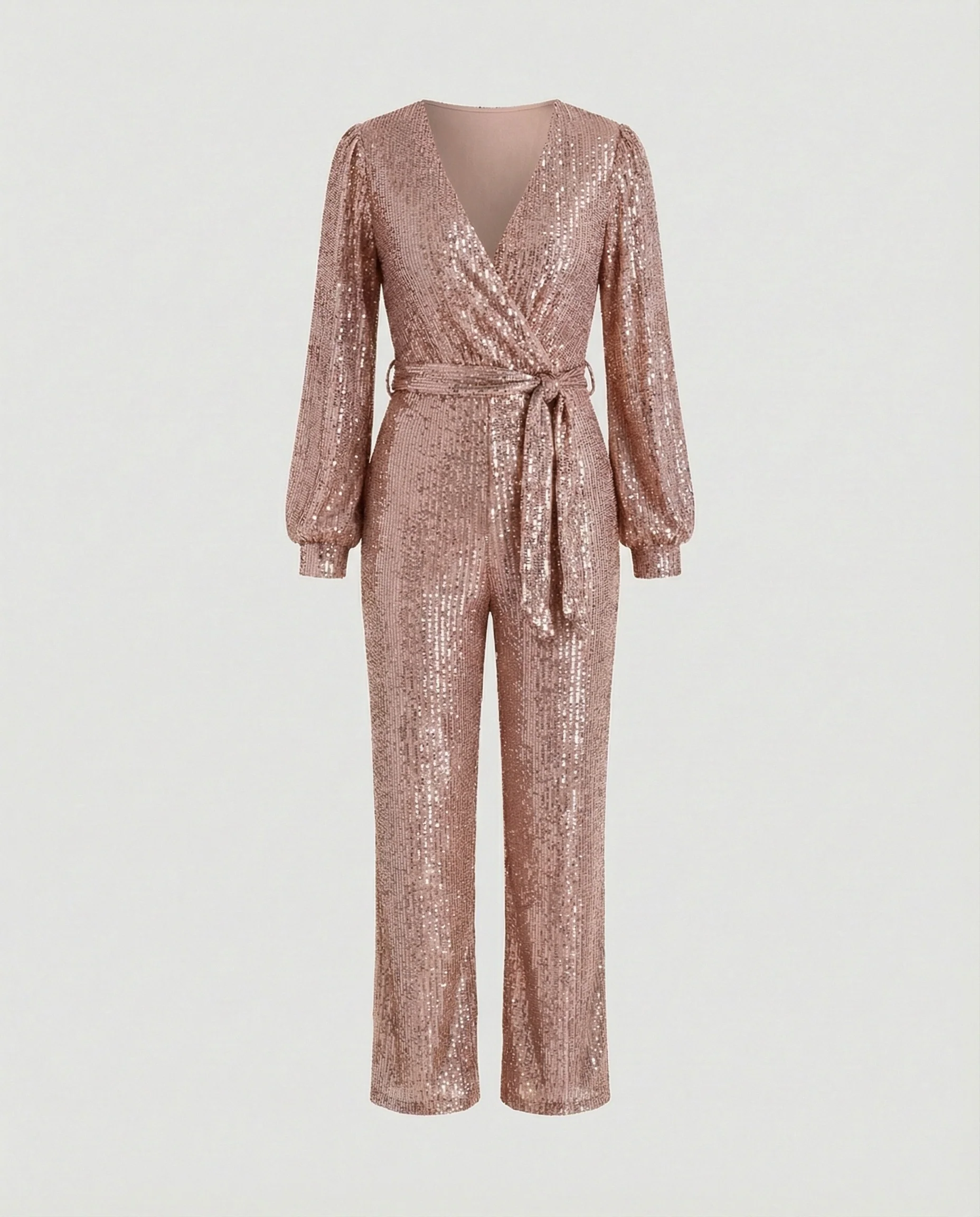 Damen Jumpsuit Pailletten elegant - Image 5