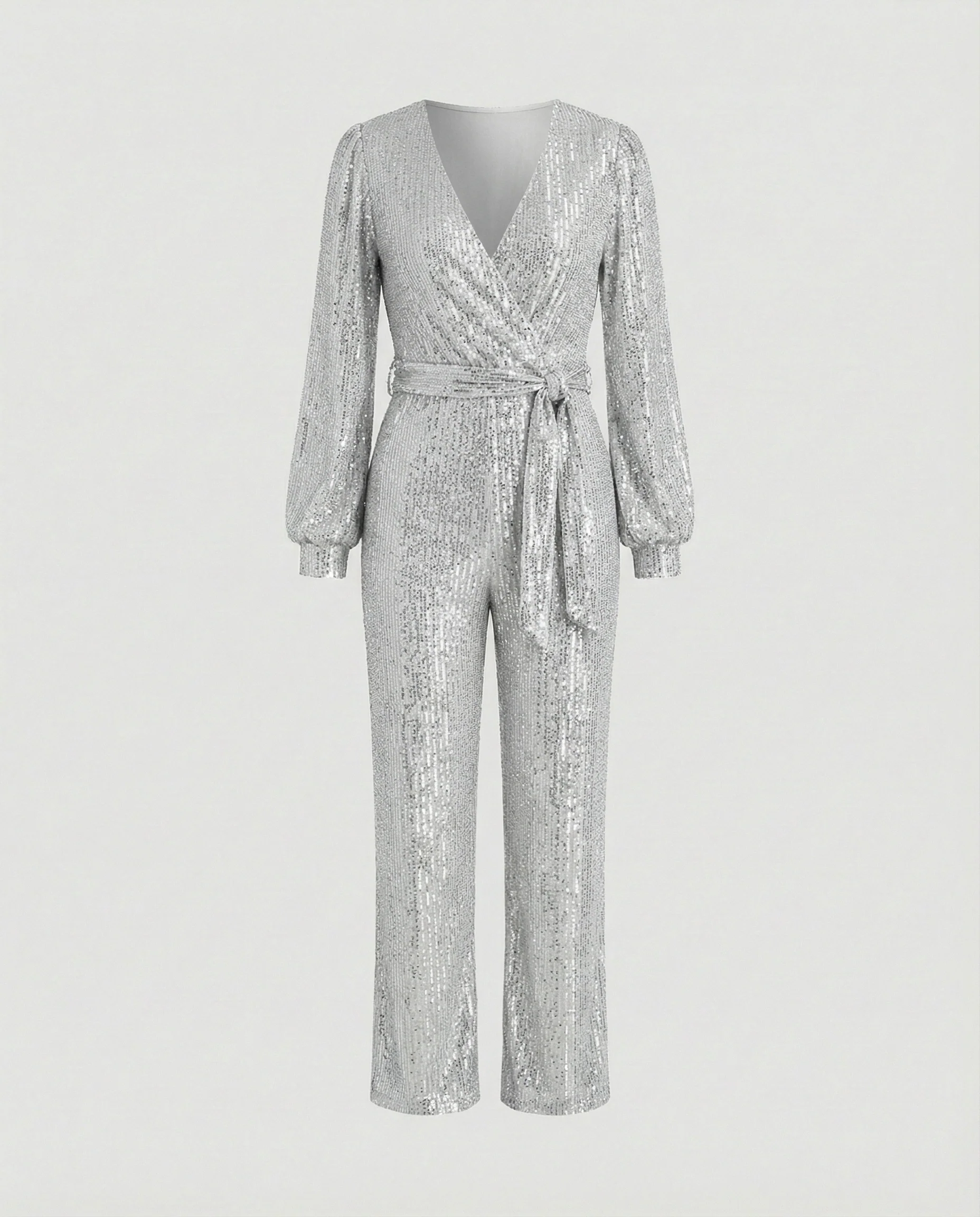 Damen Jumpsuit Pailletten elegant - Image 9