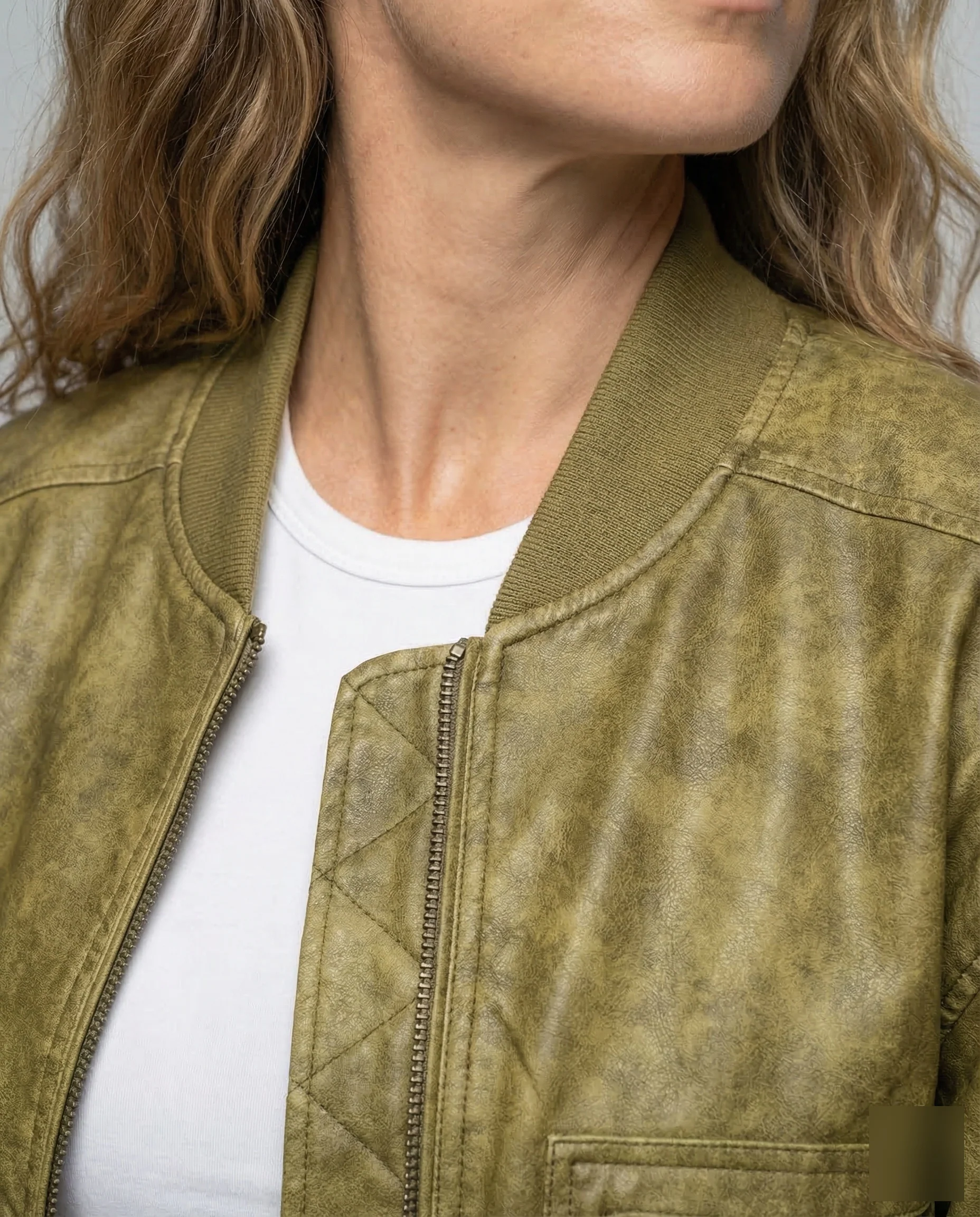 Damen Bomberjacke Vintage - Image 3