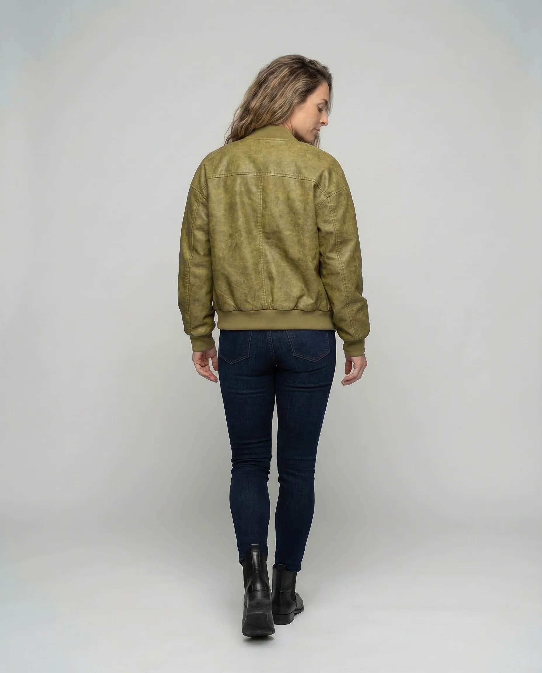Damen Bomberjacke Vintage - Image 4