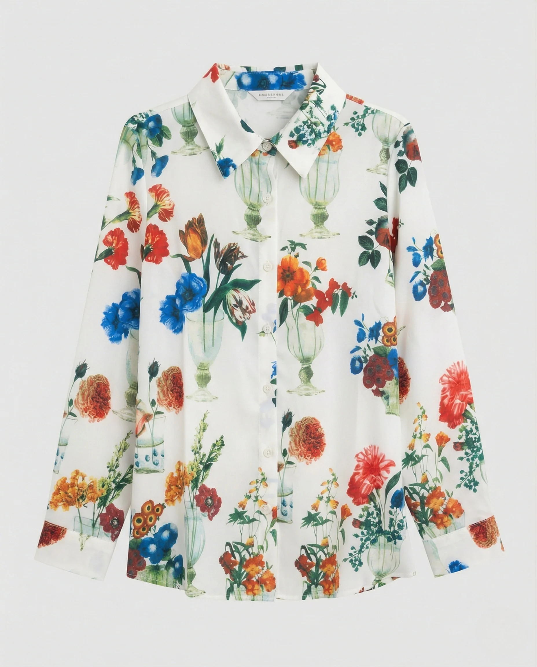 Damen Hemdbluse Floral Print - Image 5