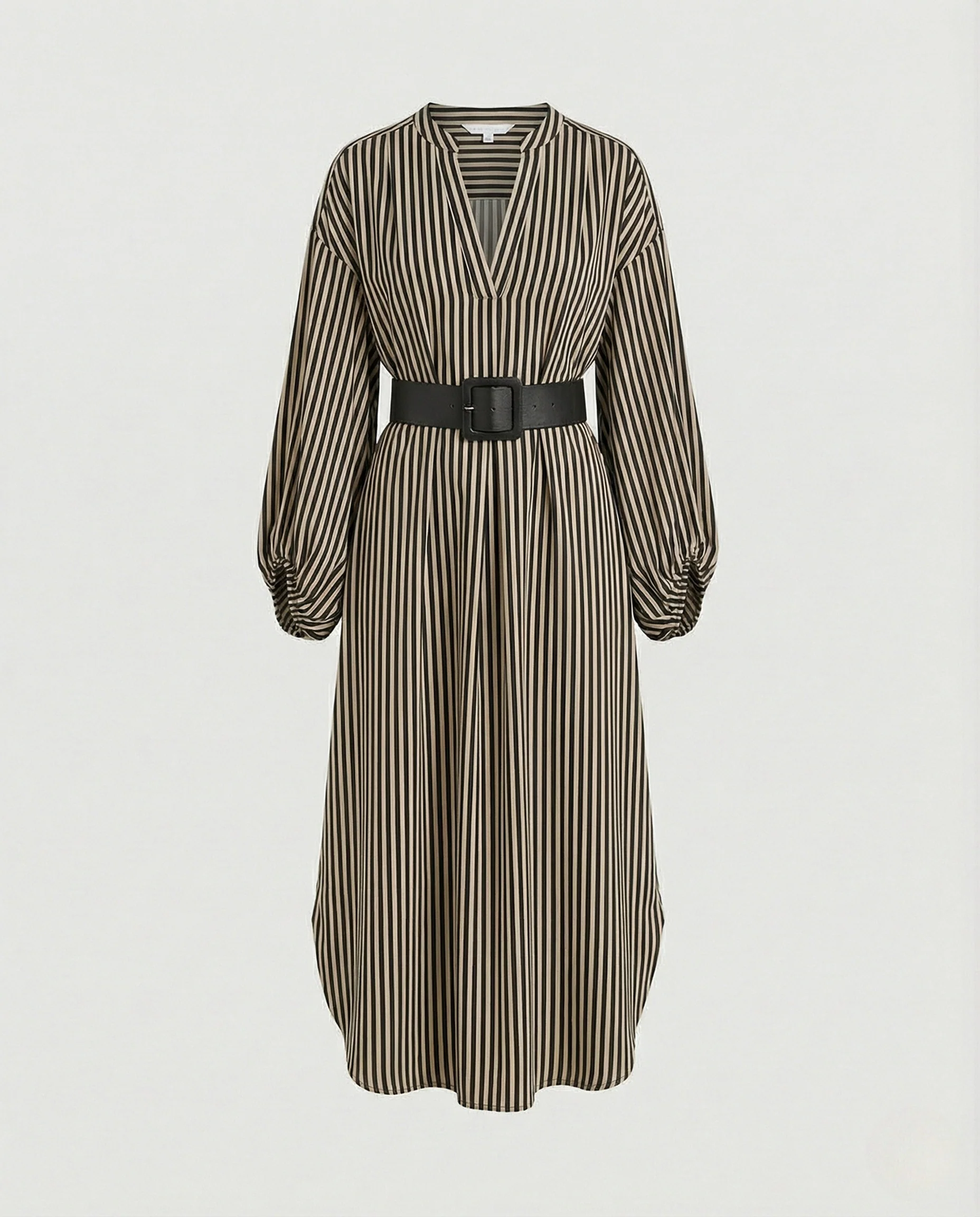 Damen Hemdblusenkleid Ballonärmel - Image 7