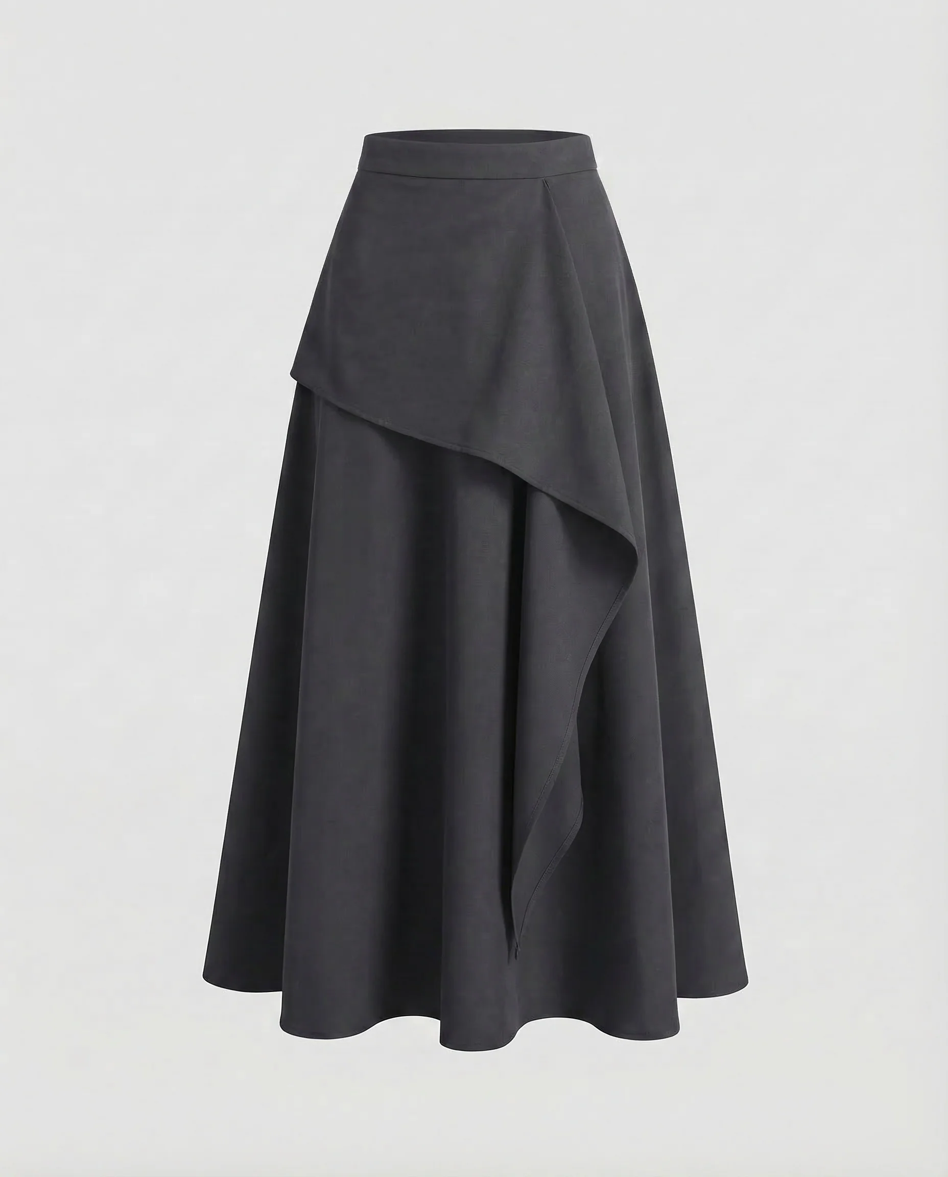 Damen Maxirock Drapiert - Image 6