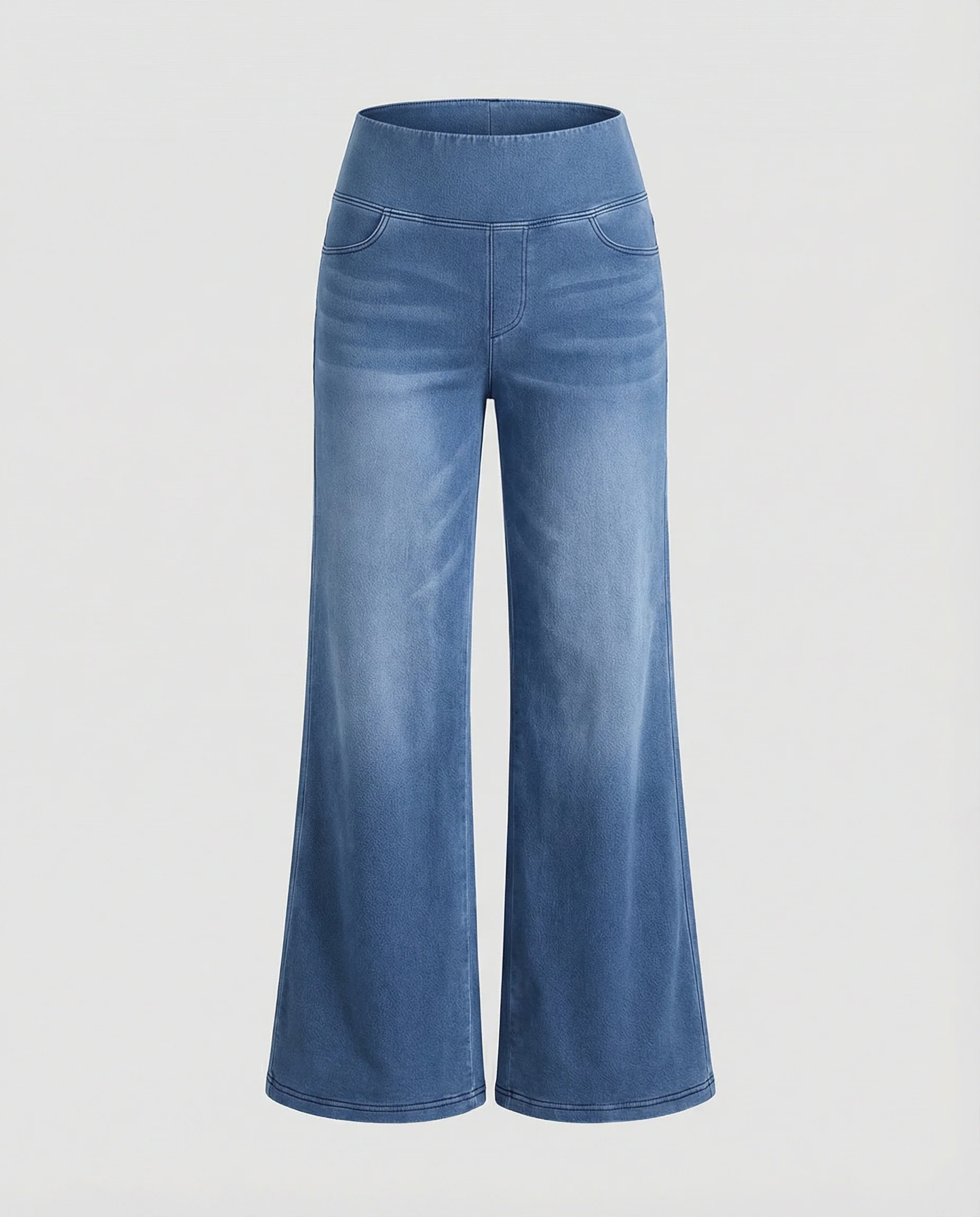 Damen Flared Jeans High Waist Stretch - Image 4