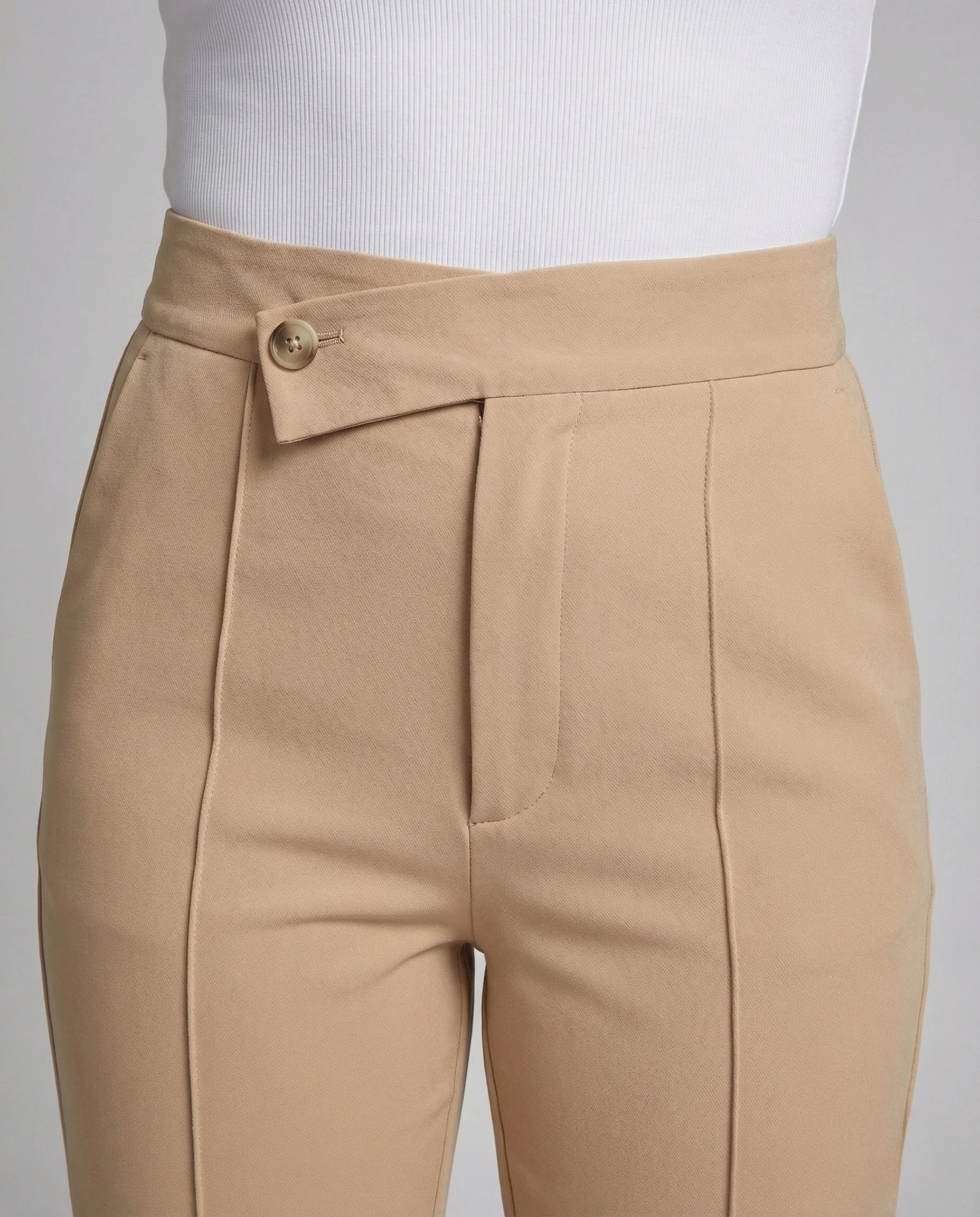 Damen Bundfaltenhose High Waist - Image 3