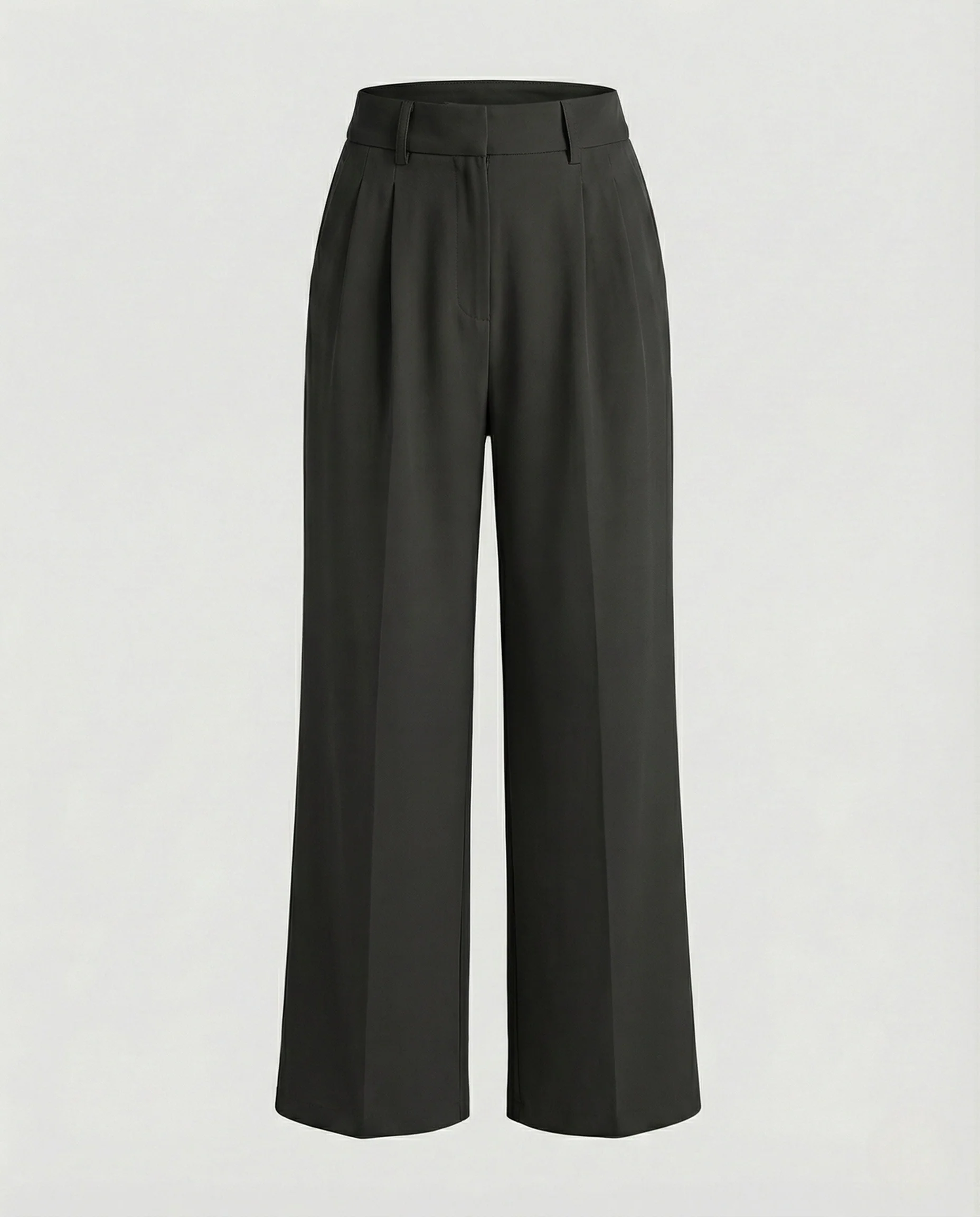 Freizeitkleidung Damen Bundfaltenhose Weit - Image 10