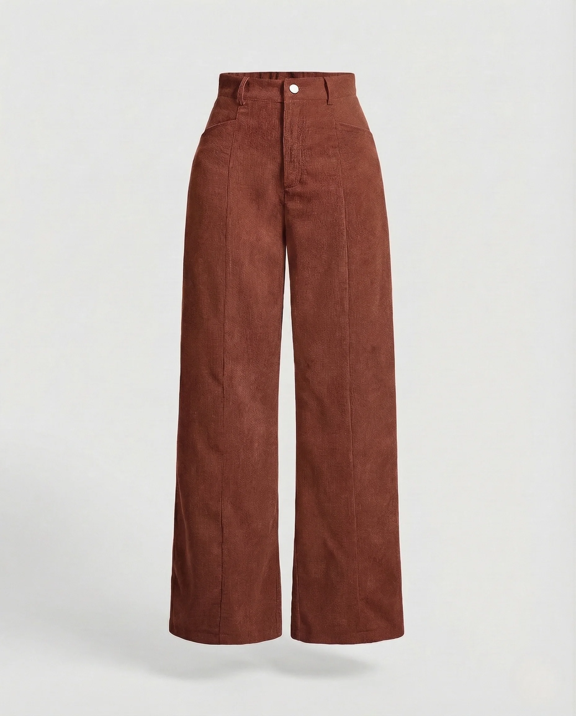 Damen Cordhose Bügelfalte Weit - Image 7