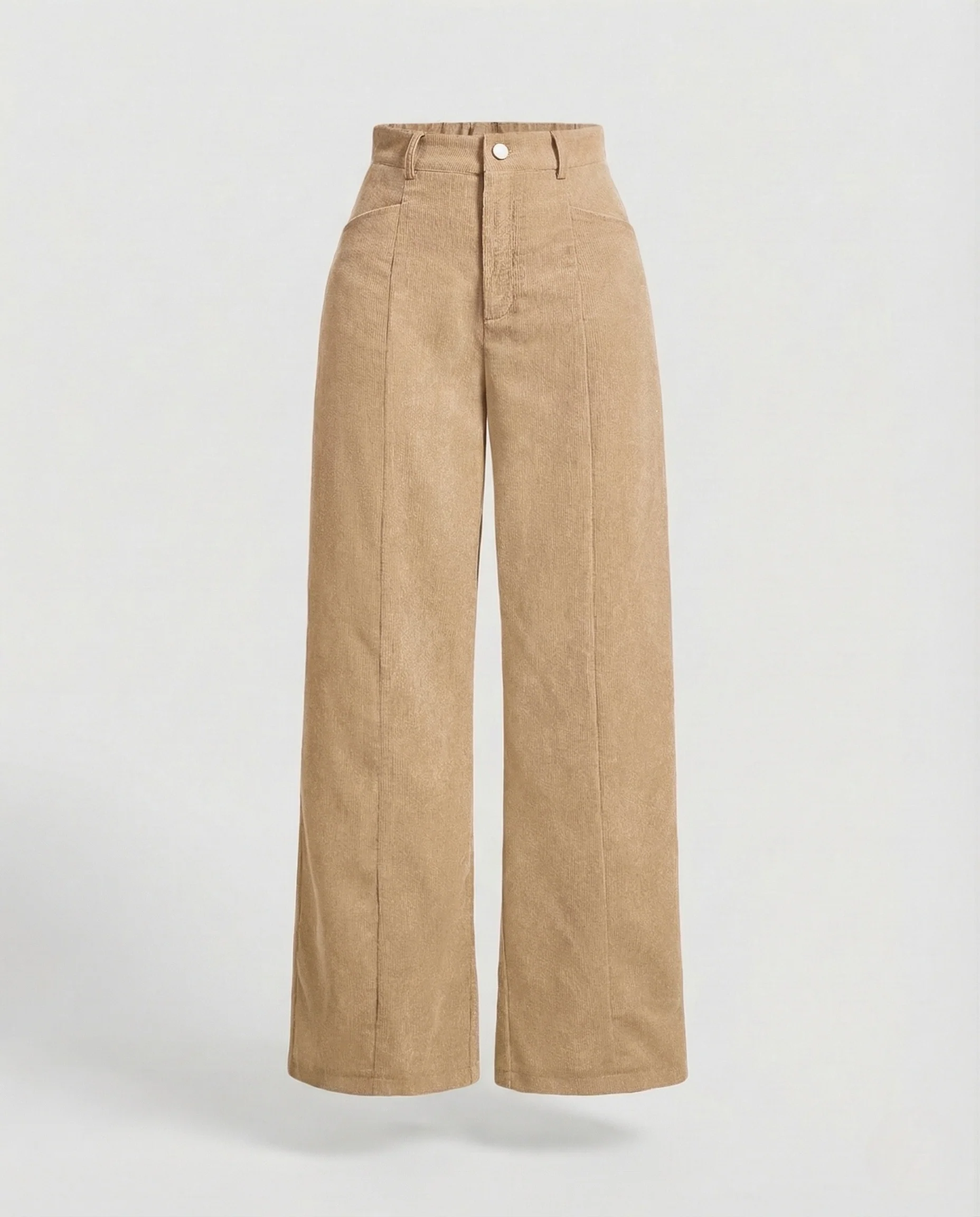 Damen Cordhose Bügelfalte Weit - Image 8