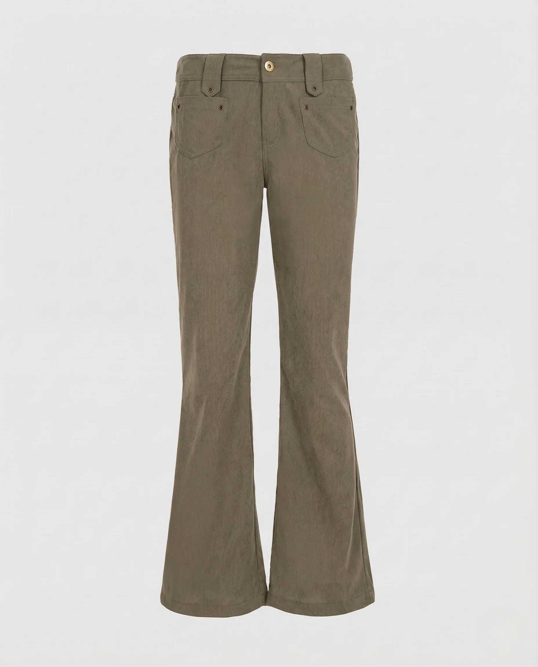 Damen Schlaghose Baumwolle High Waist - Image 5