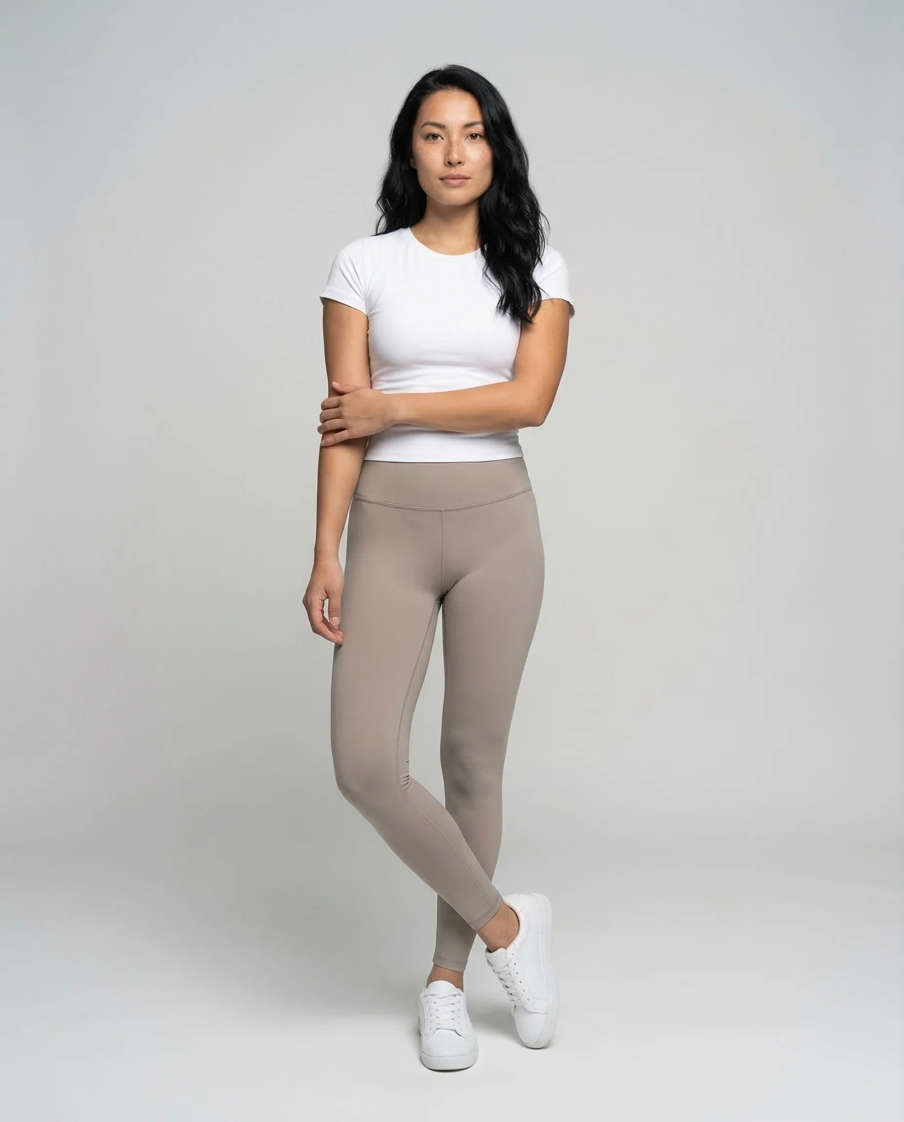 Damen Leggings High Waist Bauchweg