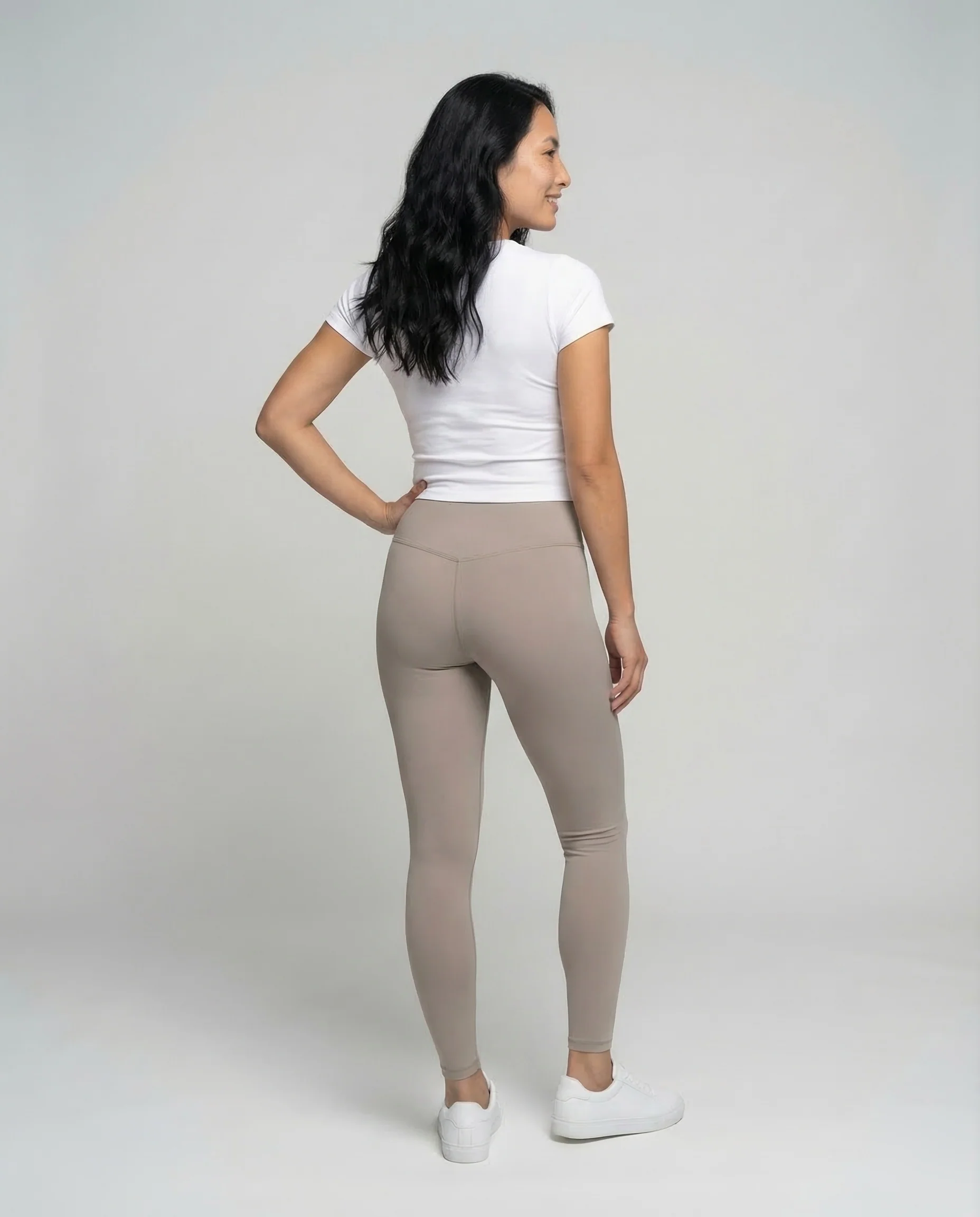 Damen Leggings High Waist Bauchweg - Image 3