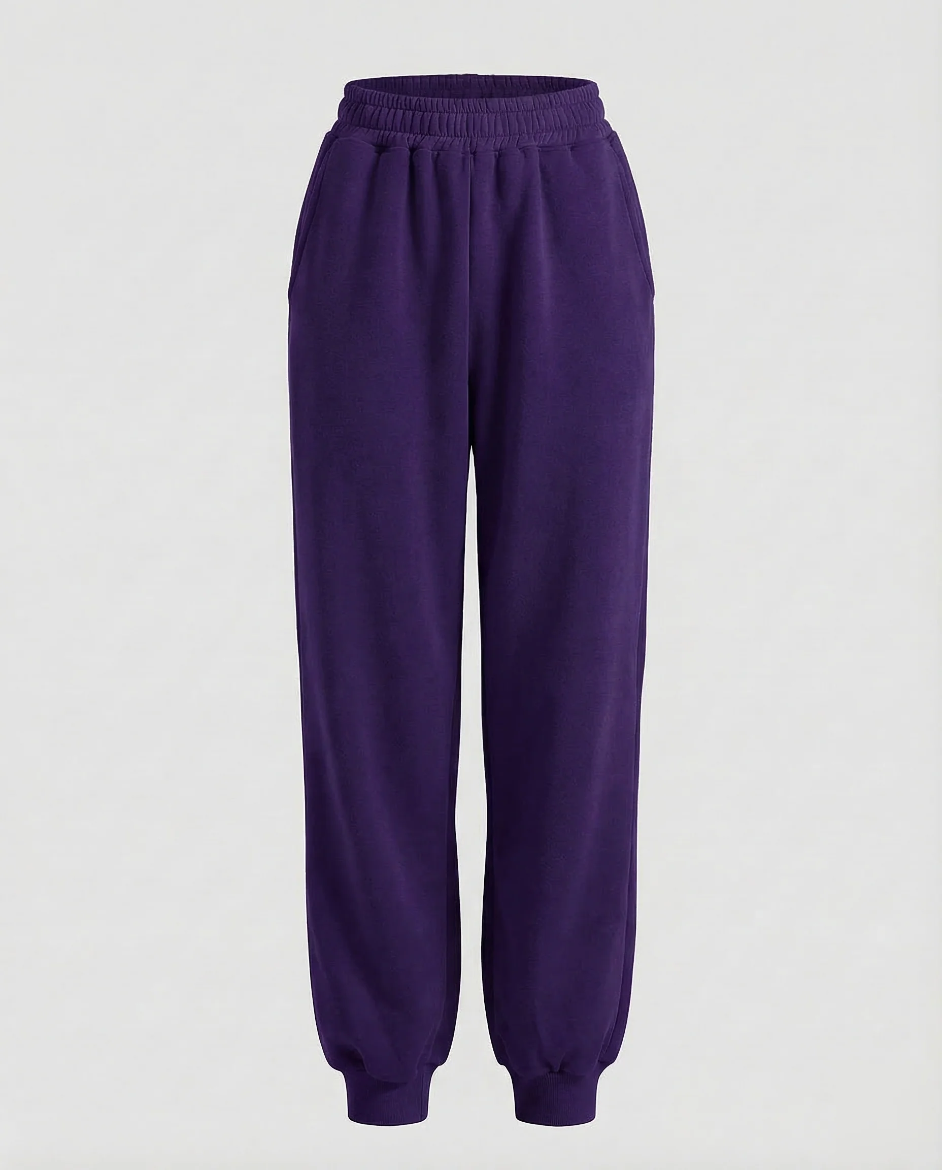 Damen Jogginghose High Waist Bundfalten - Image 11