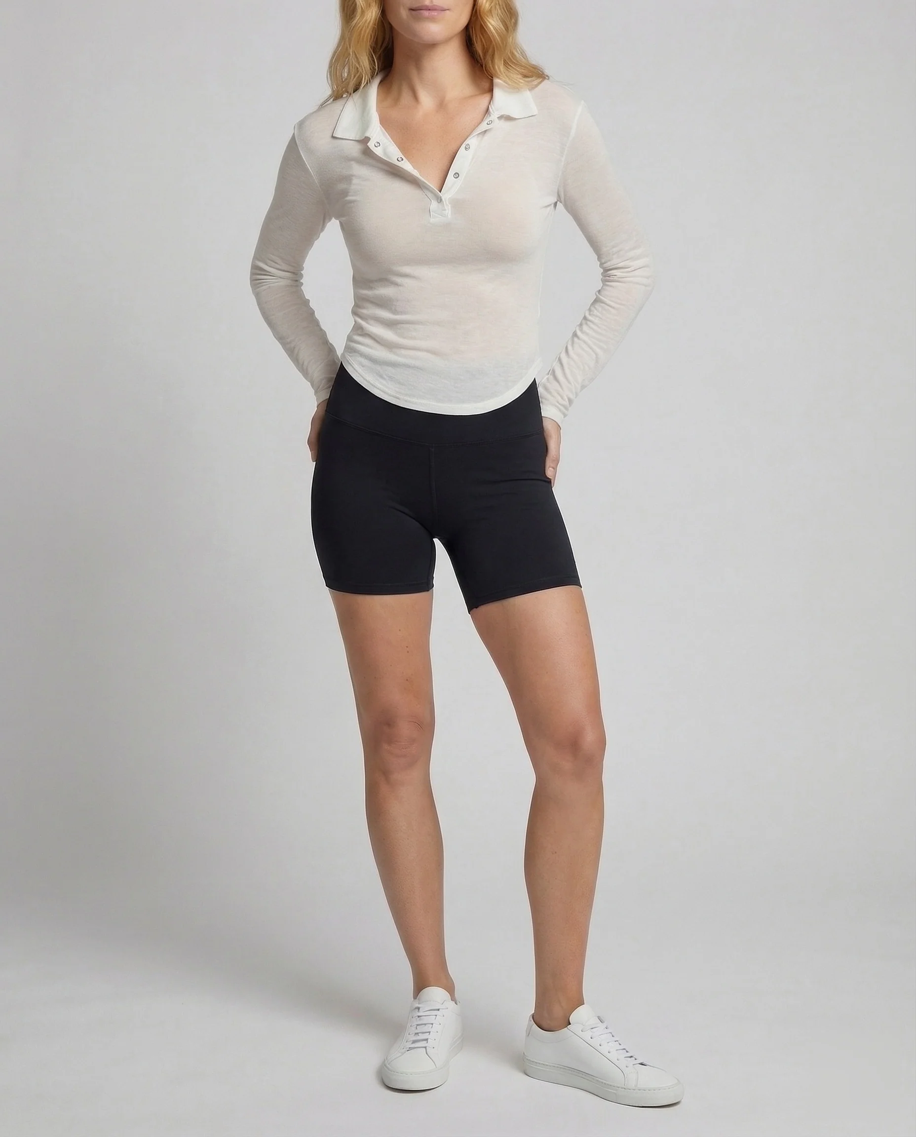 Damen Kurzleggings High Waist - Image 2