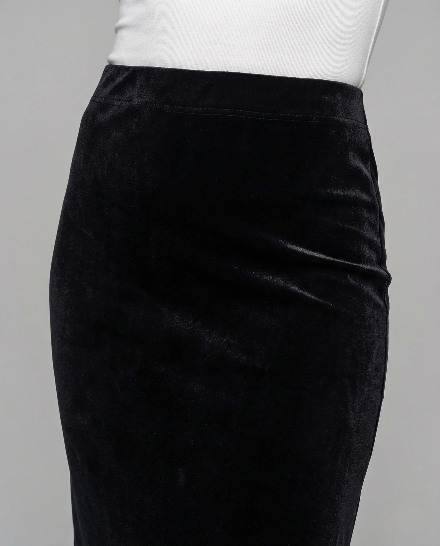 Damen Samt Palazzohose Gefüttert - Image 3
