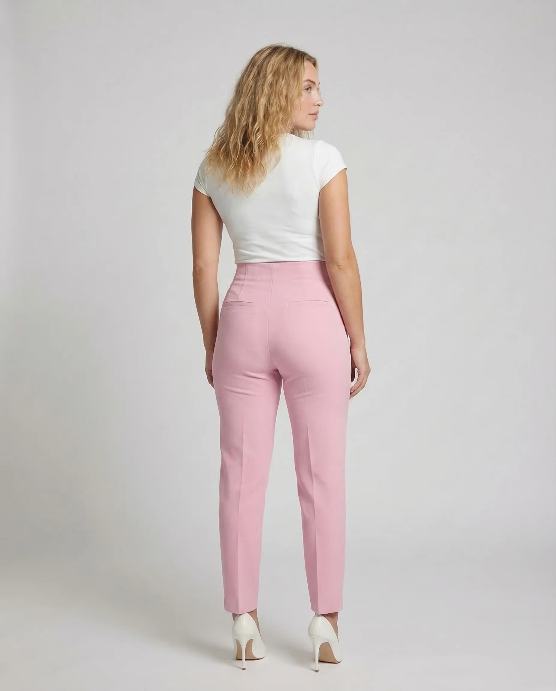 Damen Zigarettenhose High Waist - Image 4