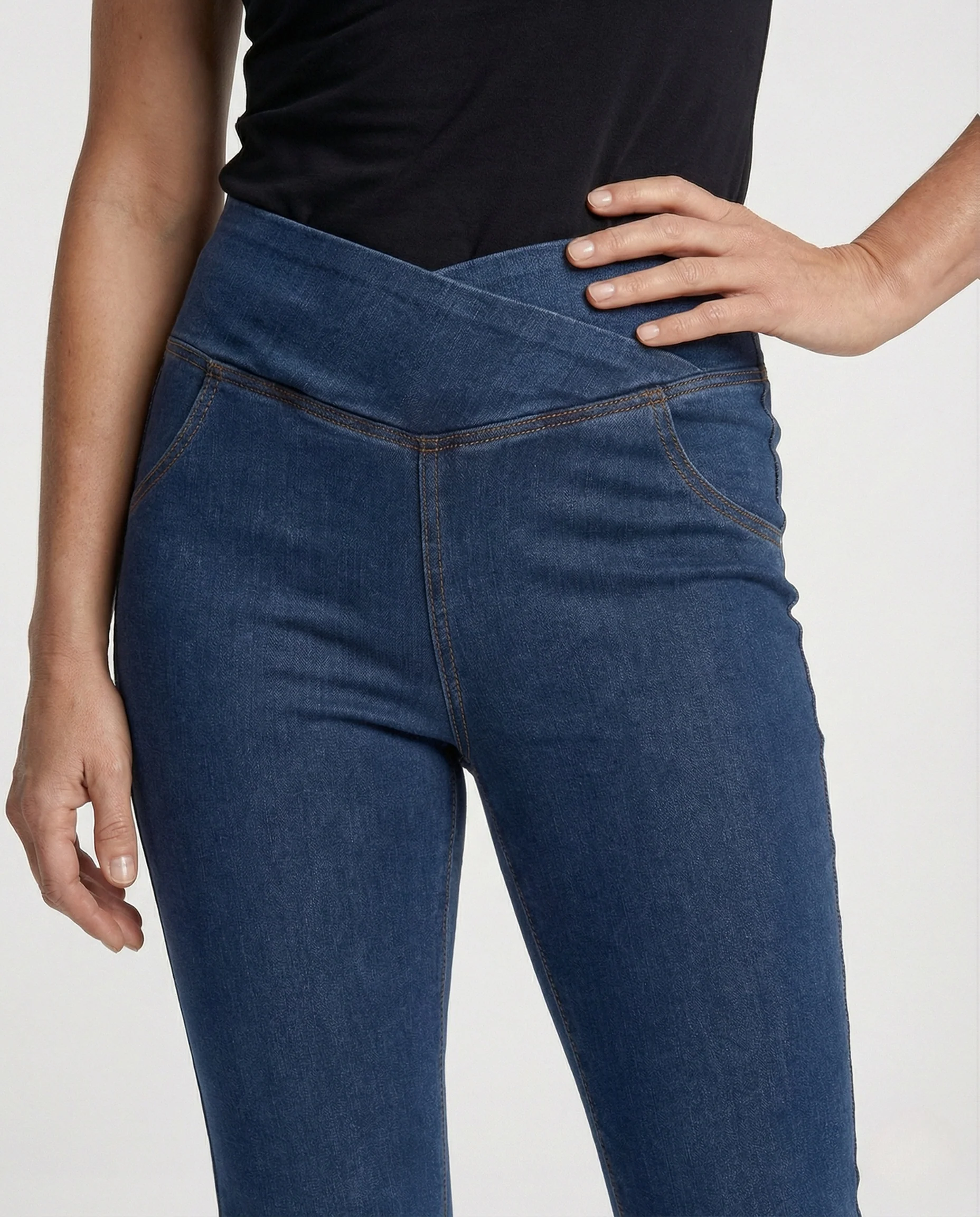Damen Schlaghose High Waist Jersey - Image 3