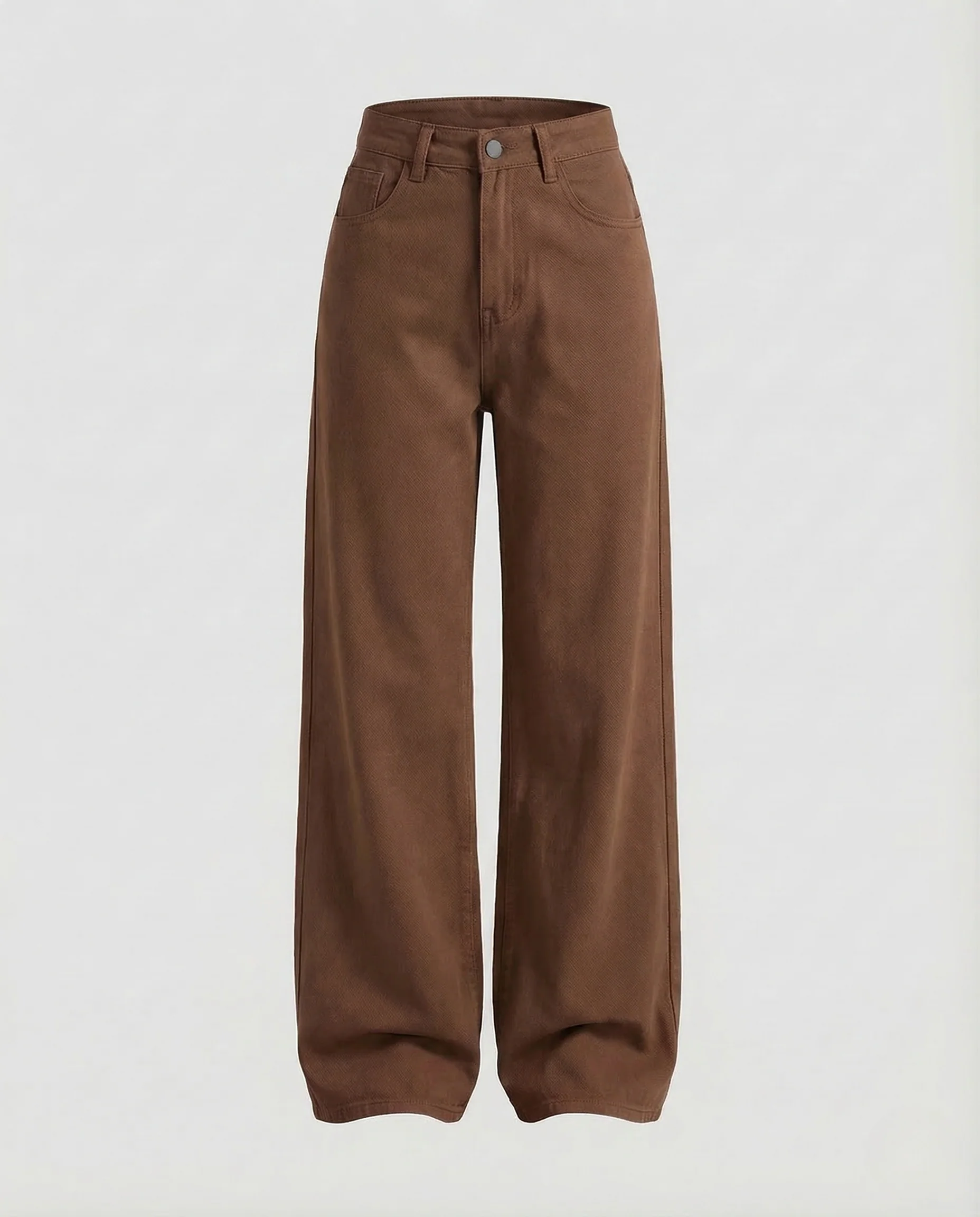 Damen Chinohose High Waist Weit - Image 7