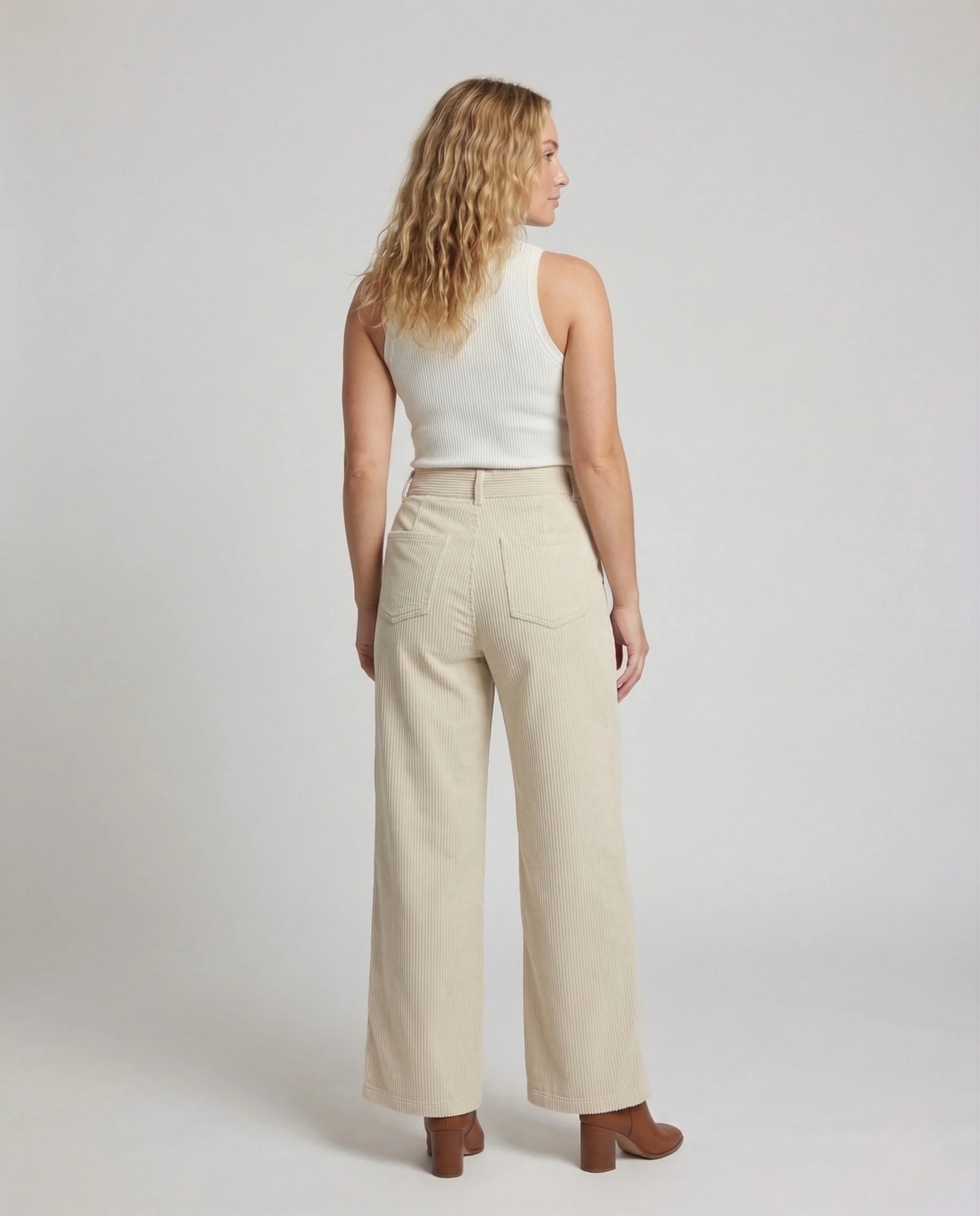 Damen Culotte Feinripp Knopfleiste - Image 4