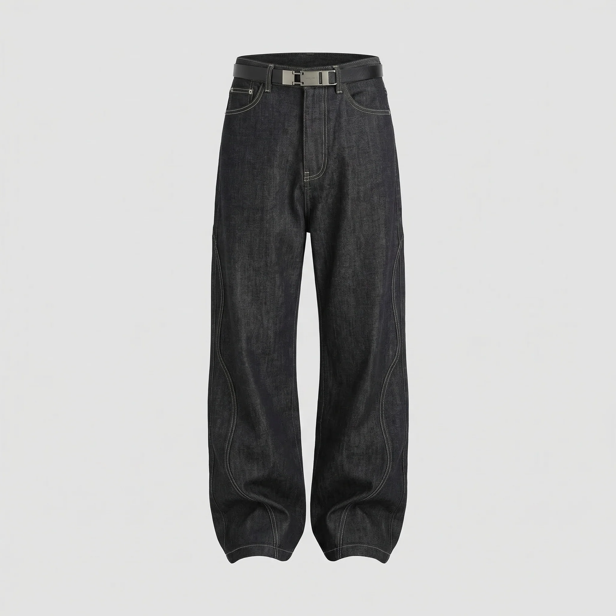 Damen Jeans Weit Stickerei - Image 5