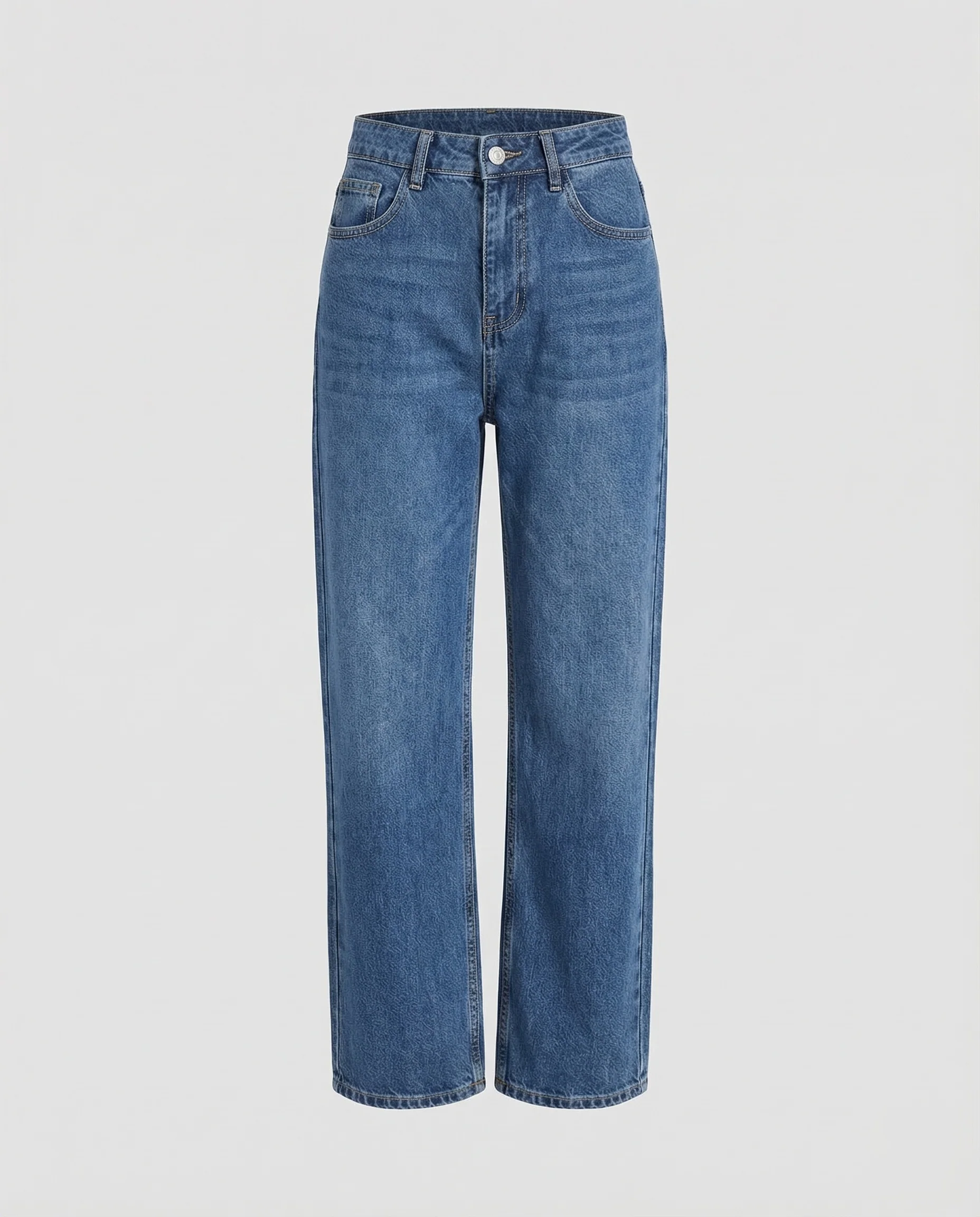 Damen Jeans High Waist Gerade - Image 4