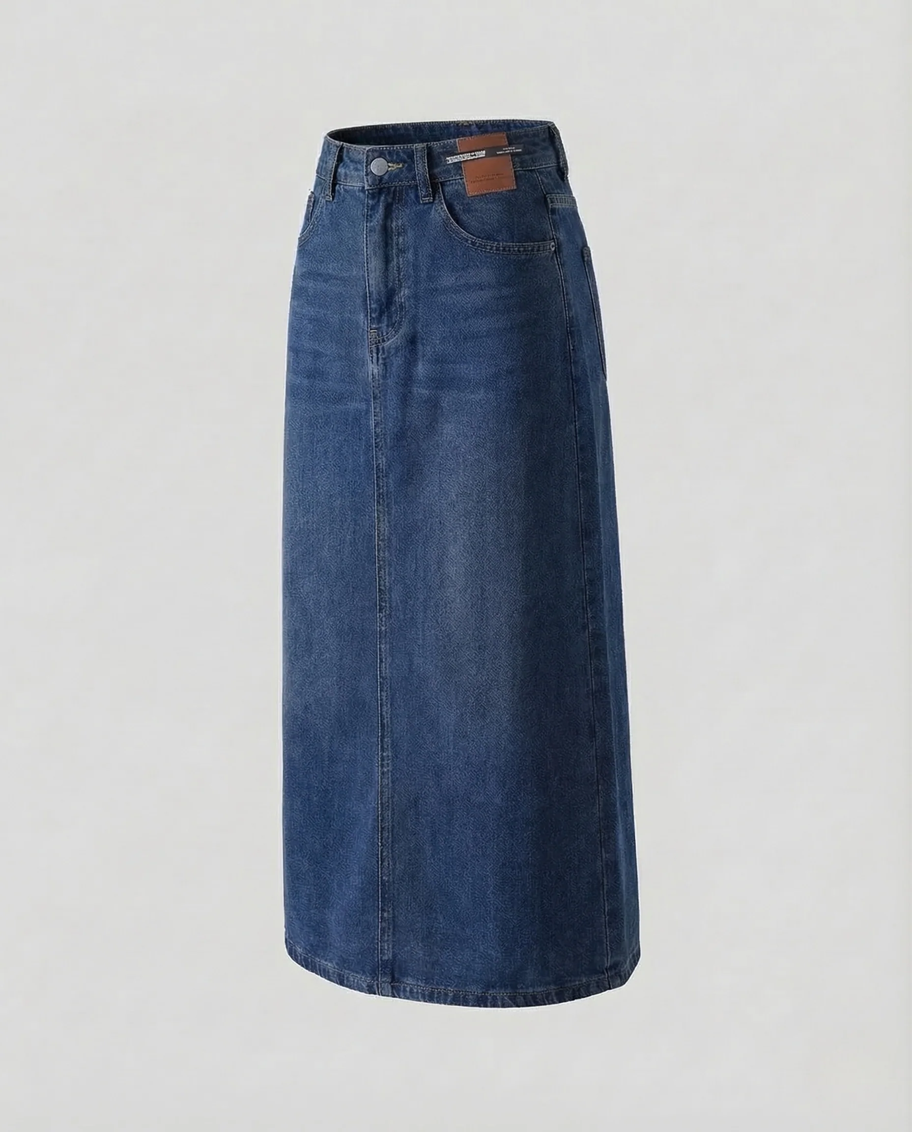 Damen Jeans Midirock Schlitz - Image 7