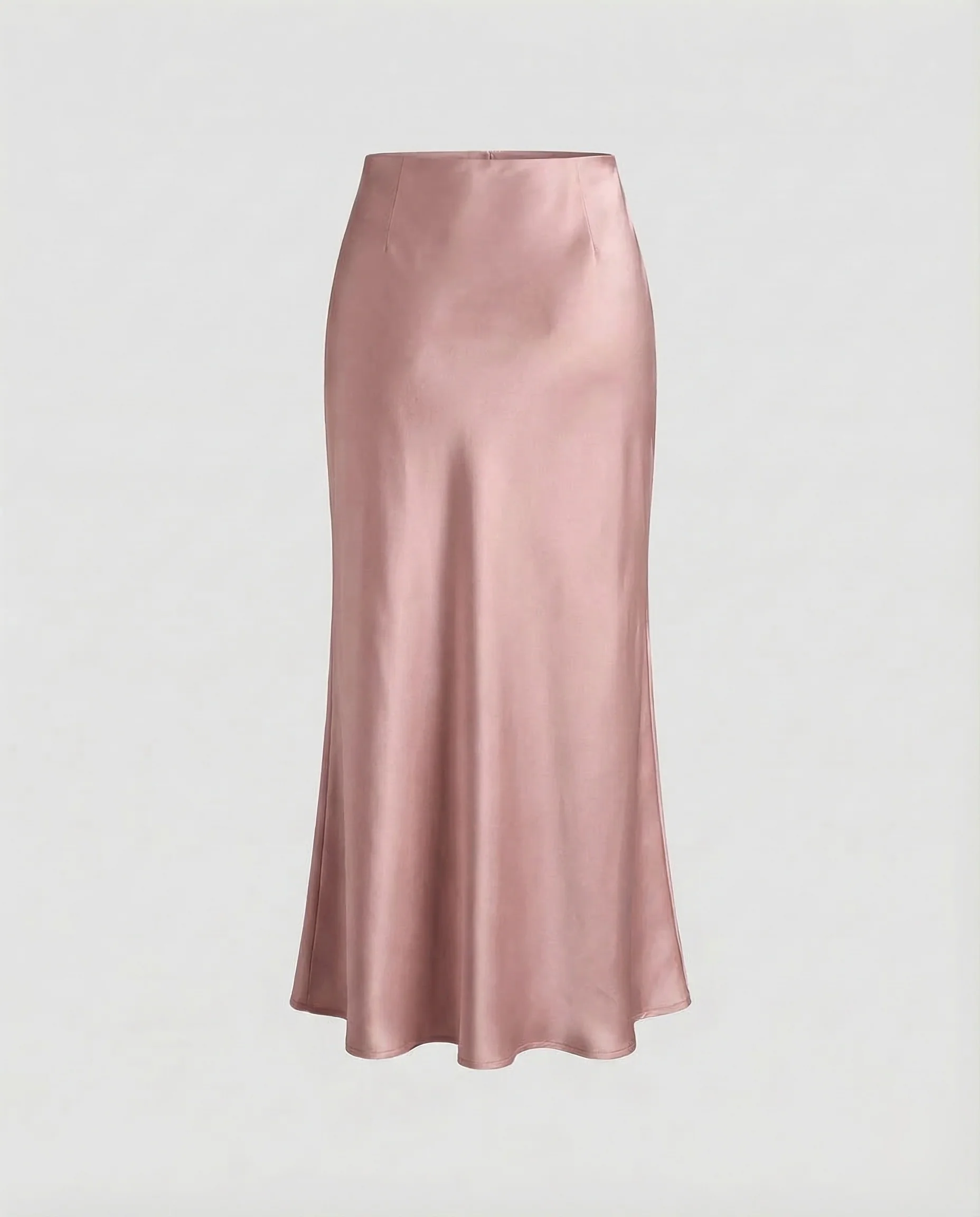 Damen Midirock Satin High Waist - Image 6