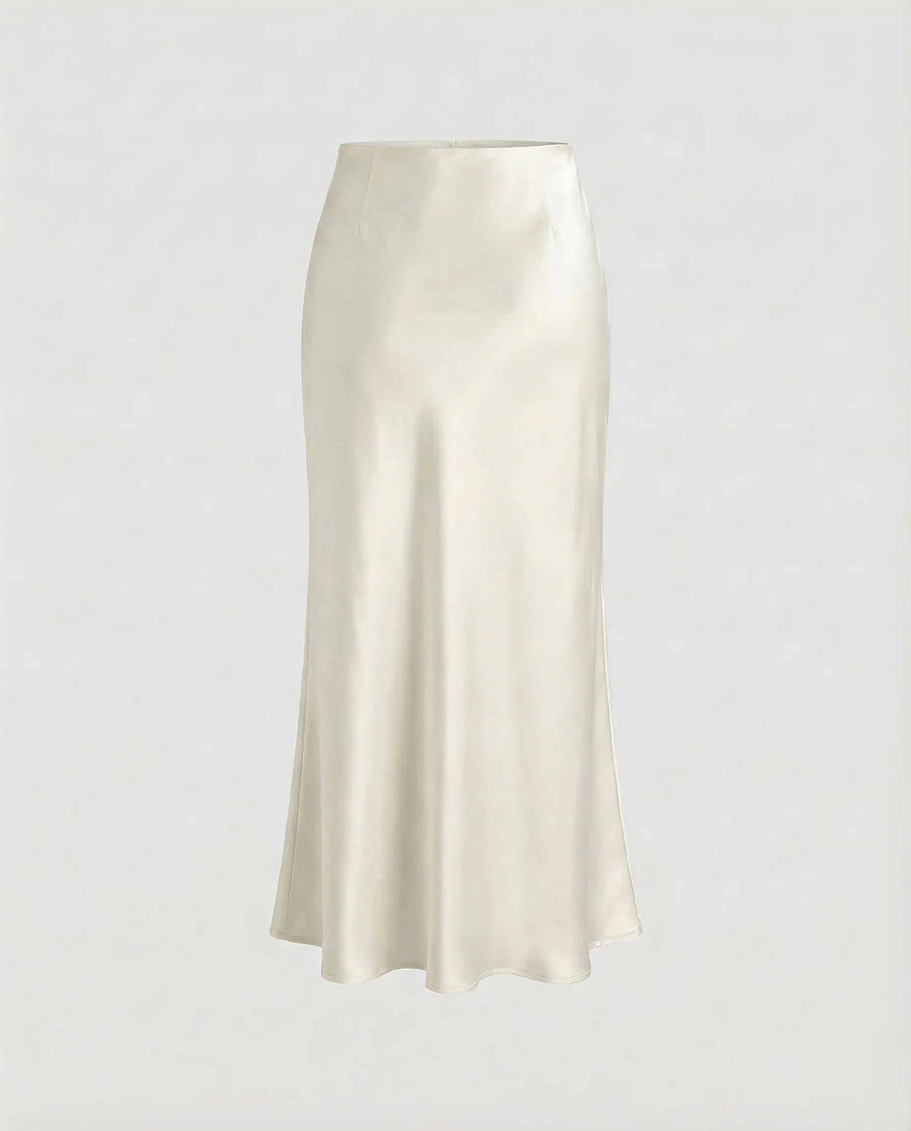 Damen Midirock Satin High Waist - Image 8