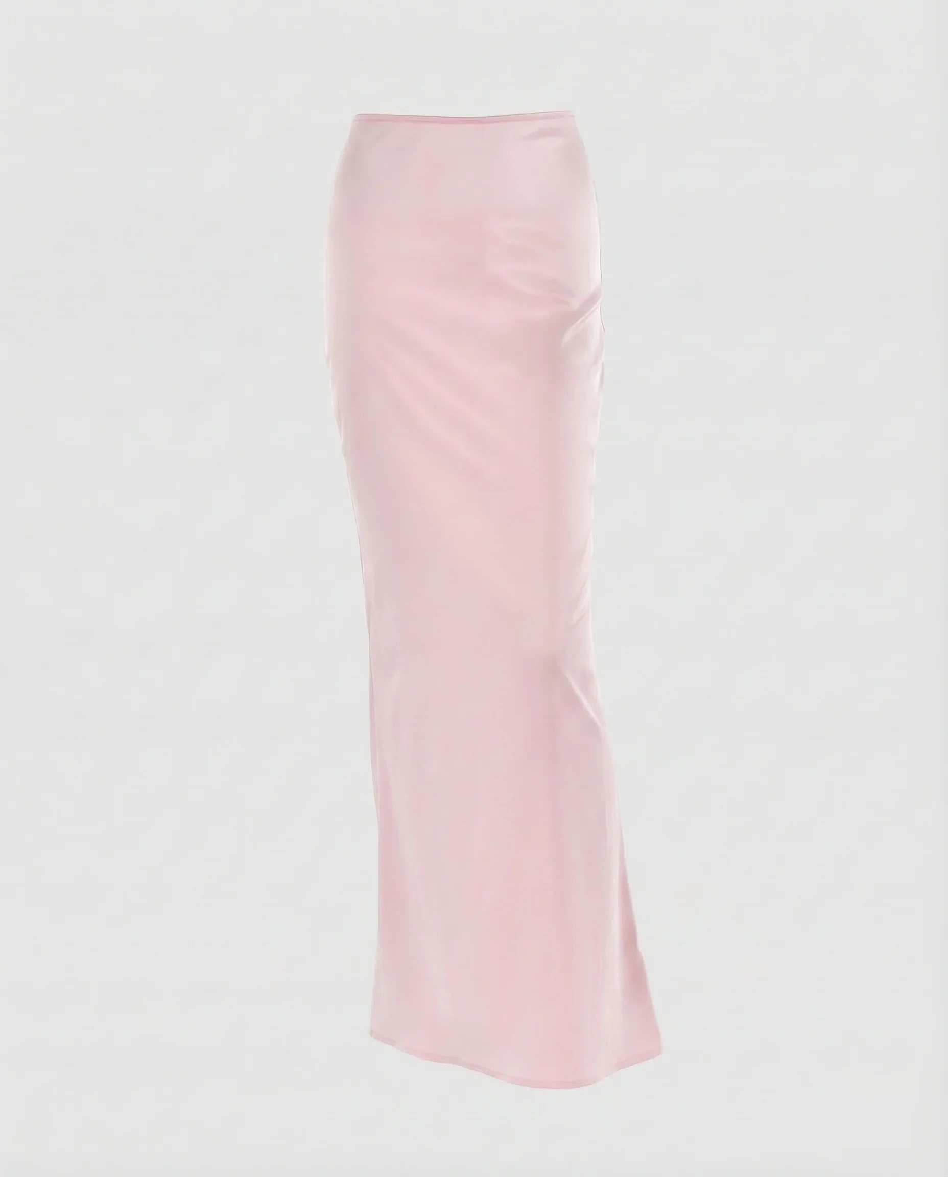 Damen Satin Maxirock Säule - Image 6