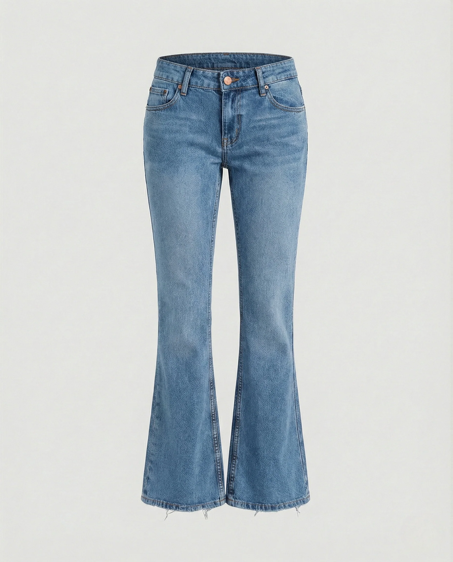 Damen Bootcut Jeans High Waist Stretch - Image 4