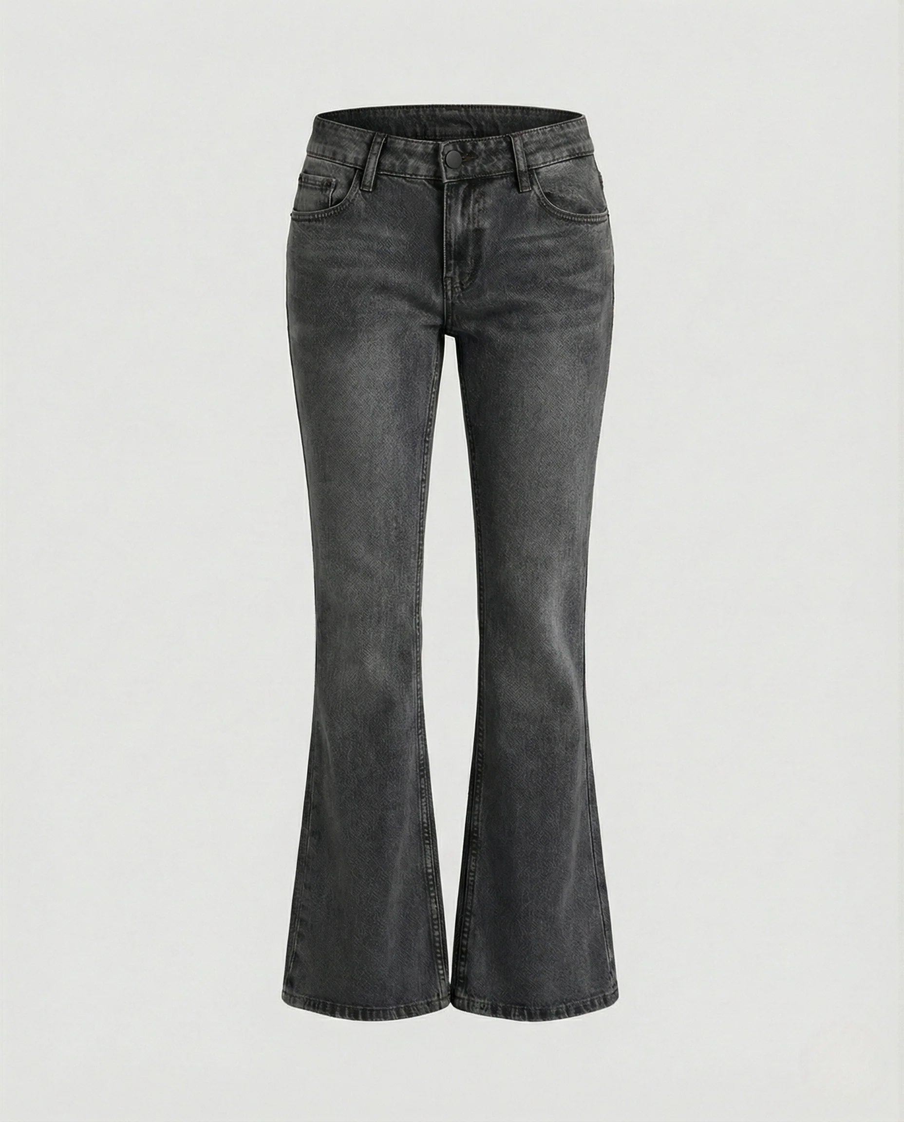 Damen Bootcut Jeans High Waist Stretch - Image 5