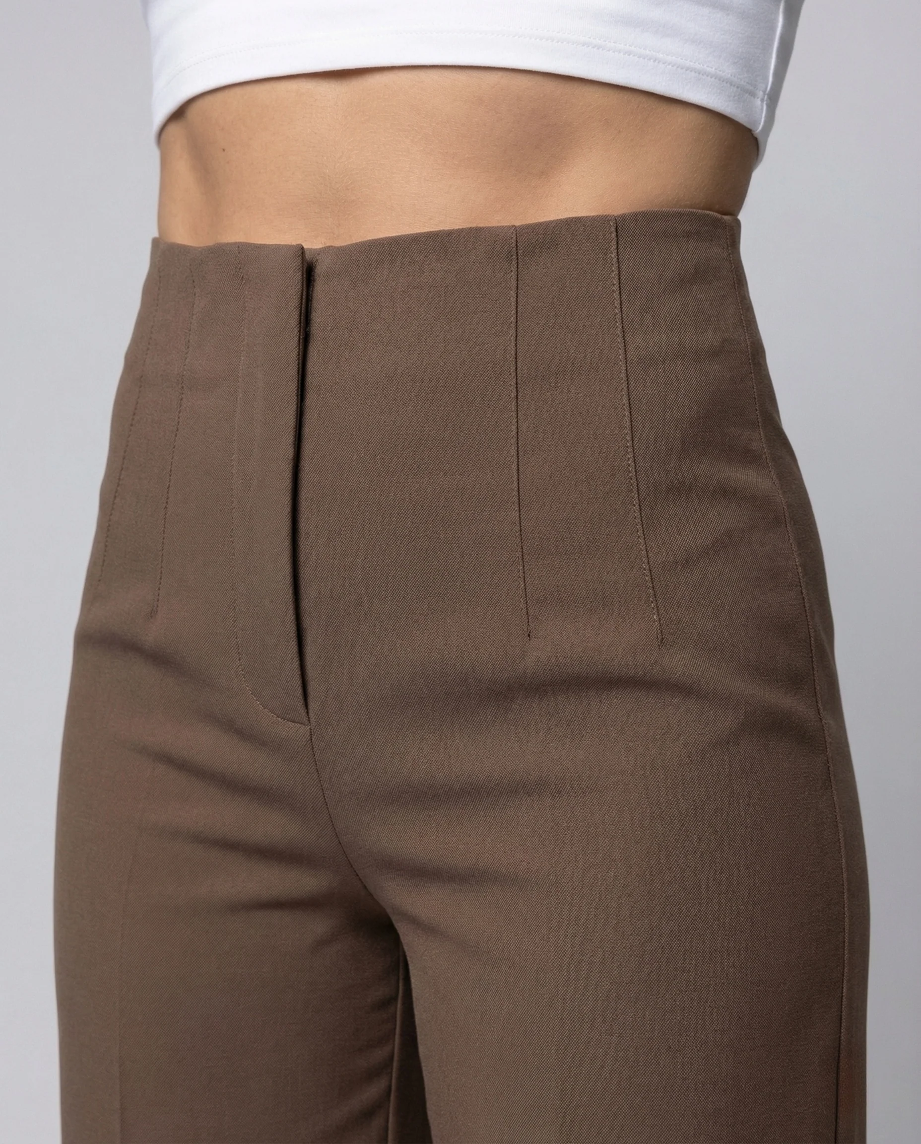 Damen Bundfaltenhose High Waist - Image 3