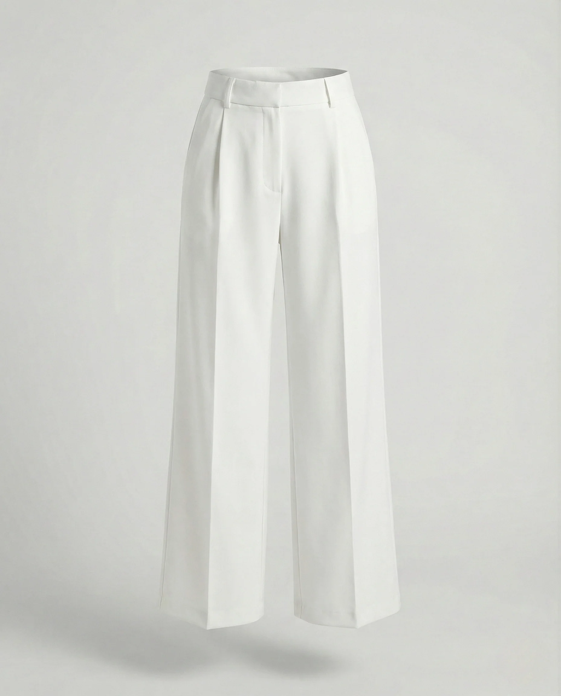 Damen Hochtaillierte Palazzohose mit Bügelfalte - Image 15