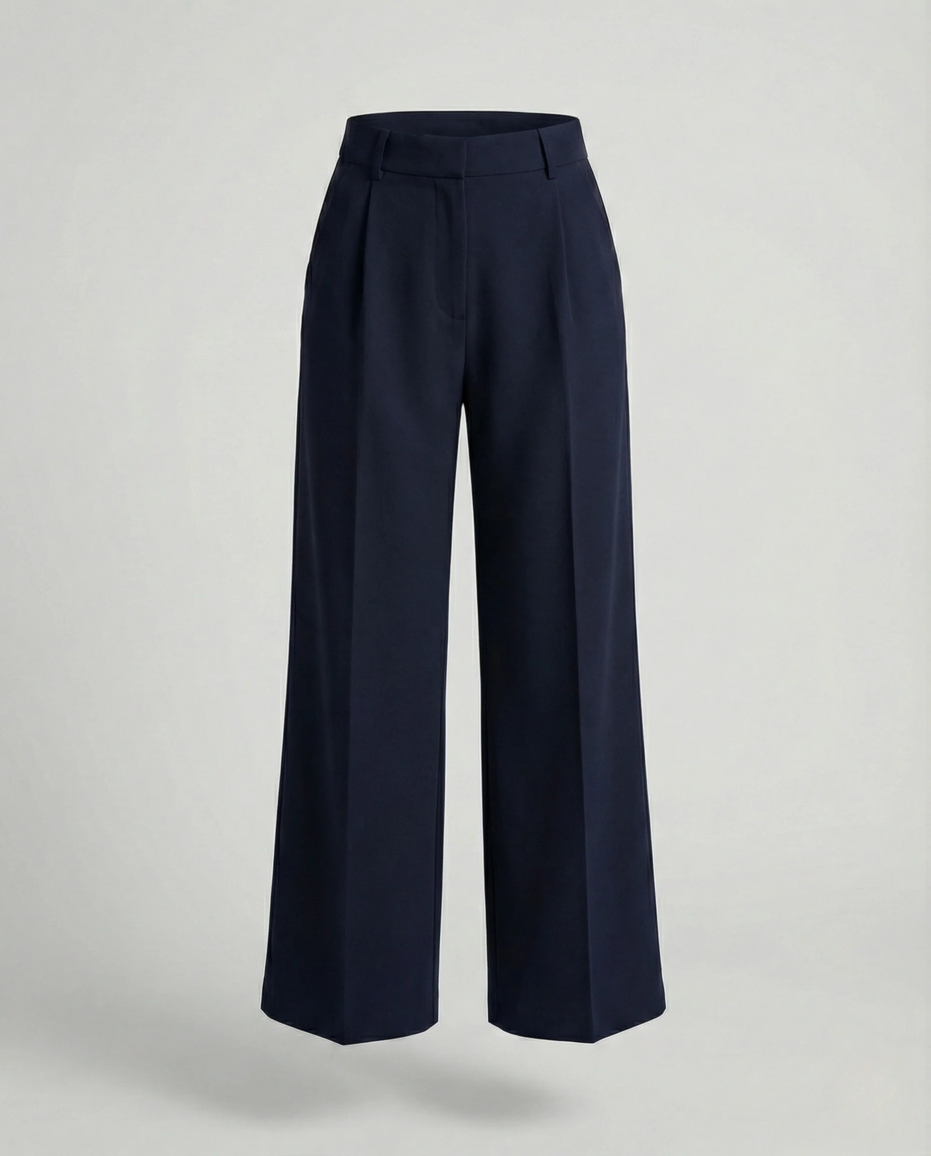 Damen Hochtaillierte Palazzohose mit Bügelfalte - Image 16