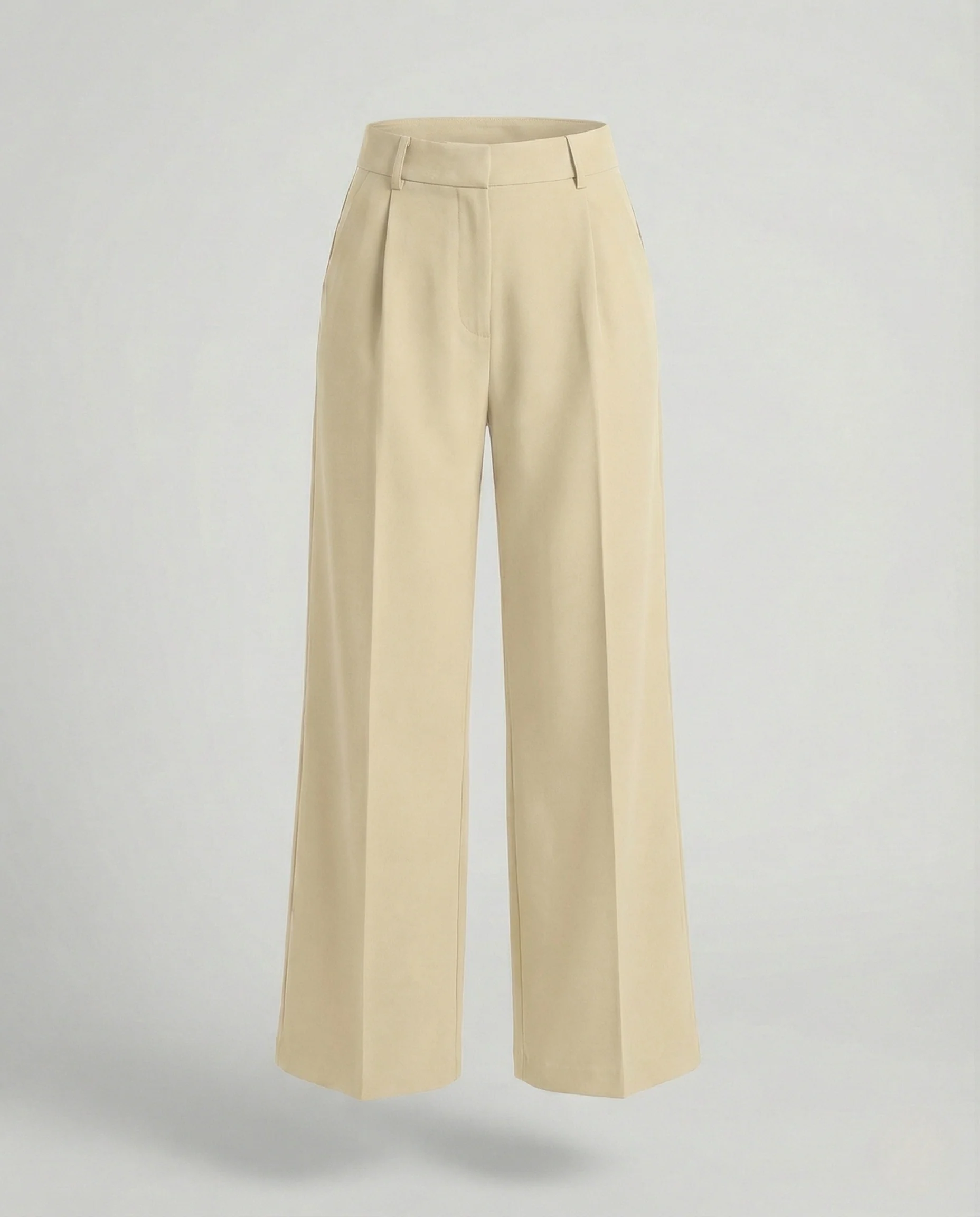 Damen Hochtaillierte Palazzohose mit Bügelfalte - Image 17