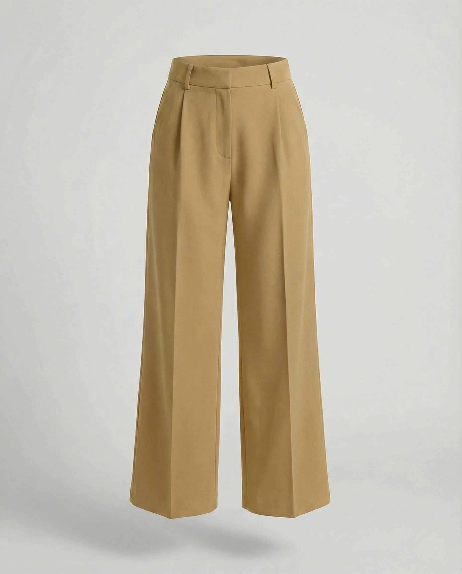 Damen Hochtaillierte Palazzohose mit Bügelfalte - Image 8