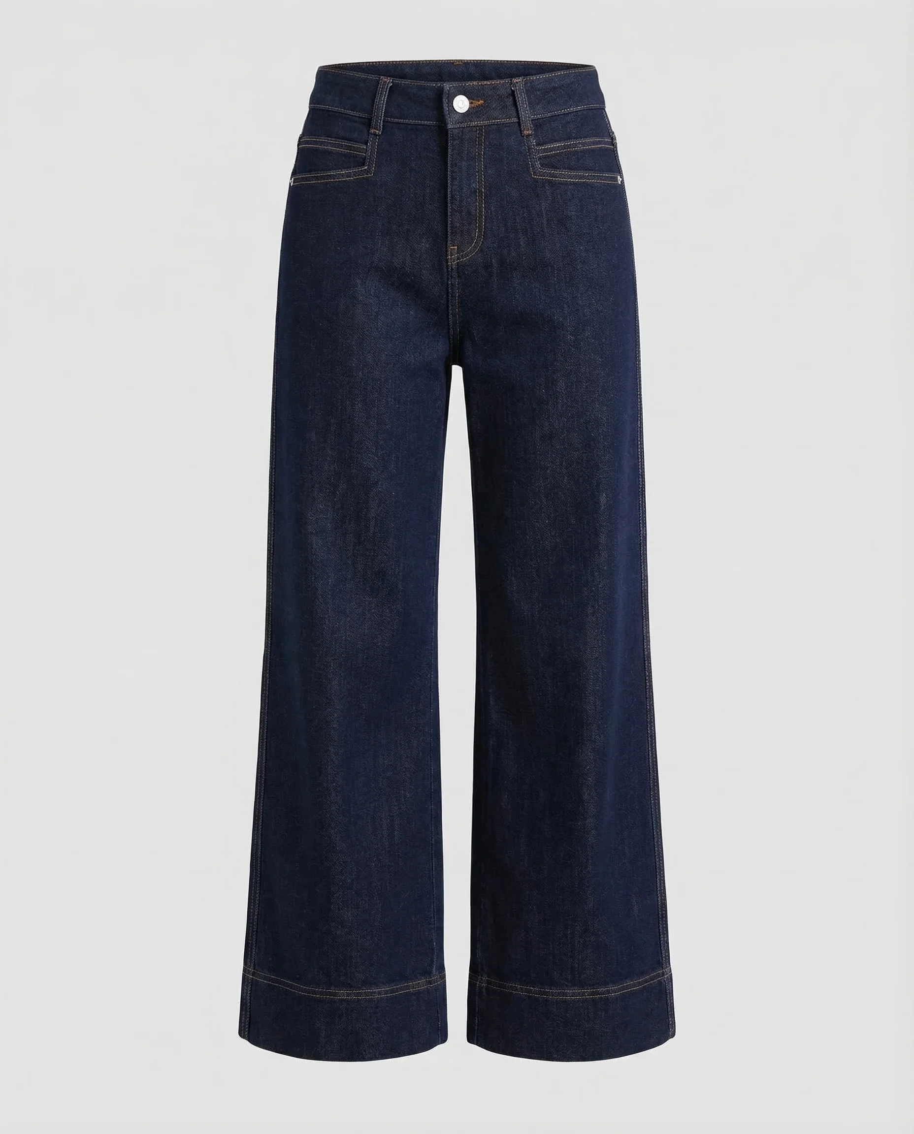 Damen Jeans Culotte High Waist - Image 5