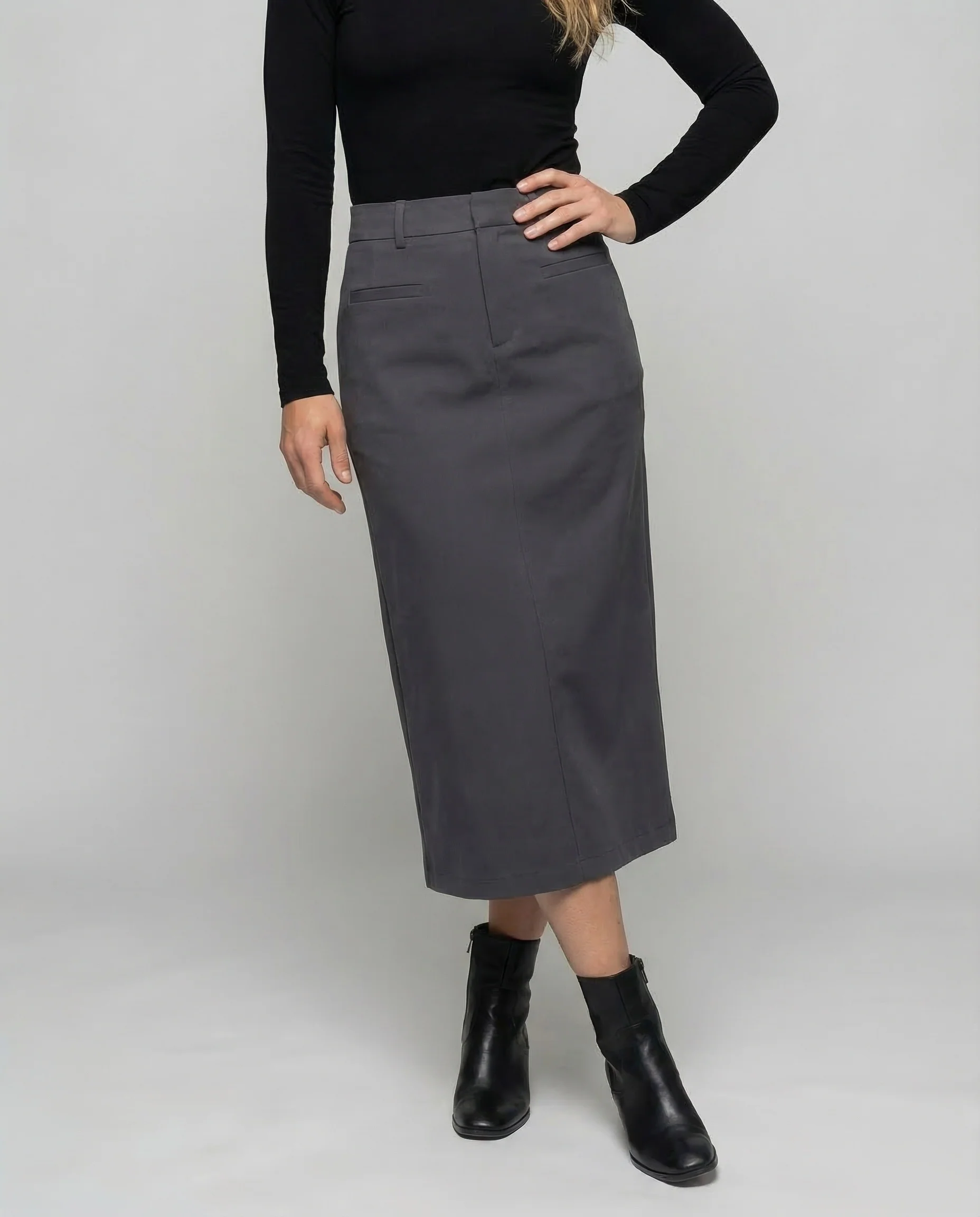 Damen Midirock Schlitz - Image 2