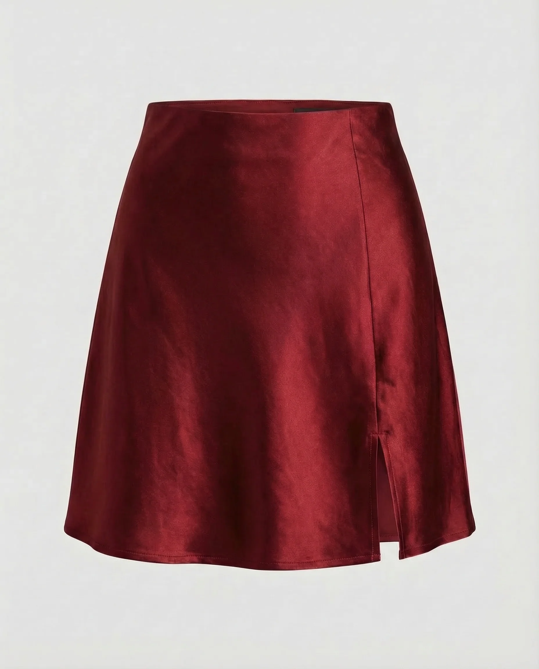 Damen Satin Minirock Schlitz - Image 10