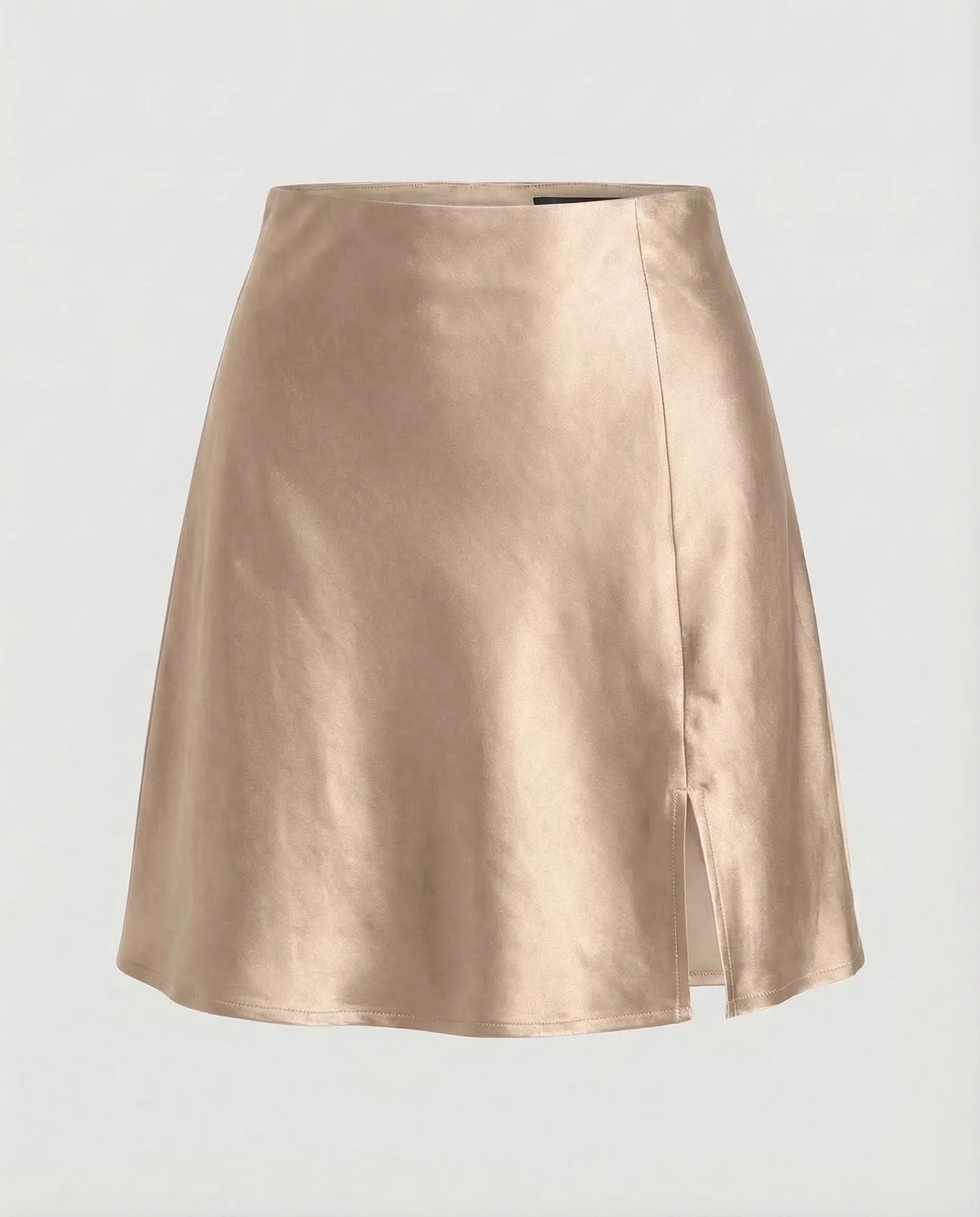 Damen Satin Minirock Schlitz - Image 18