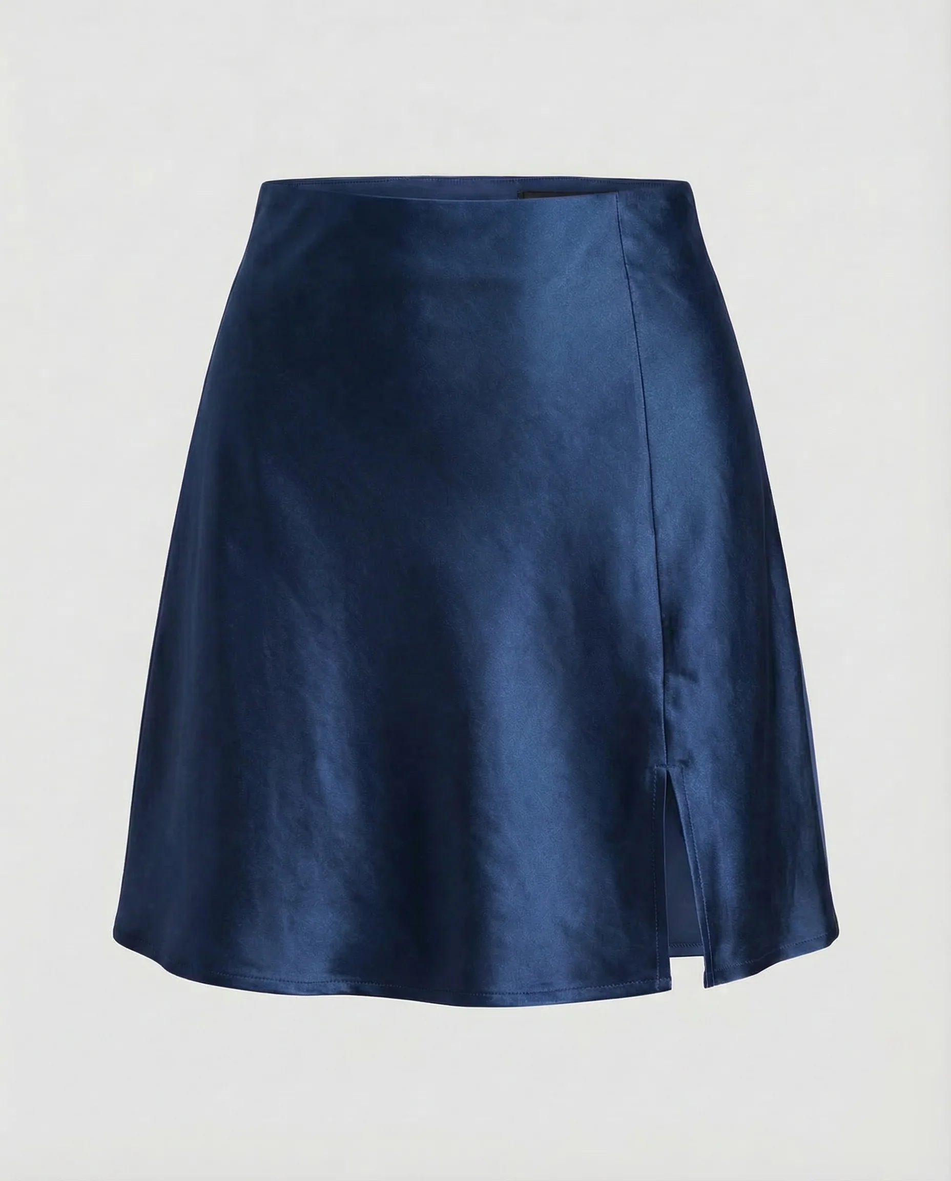 Damen Satin Minirock Schlitz - Image 19