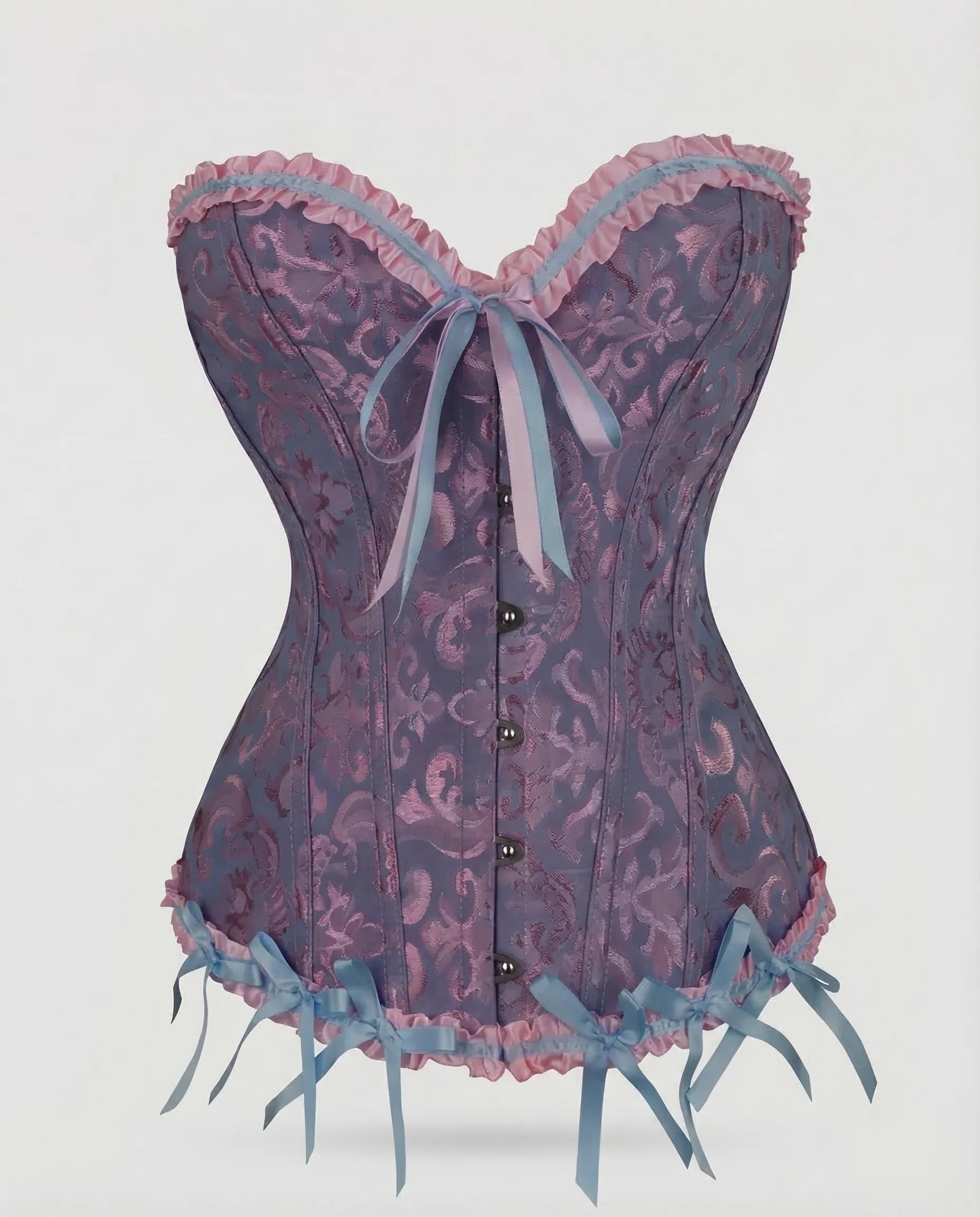 Damen Korsett Bustier Jacquard - Image 10