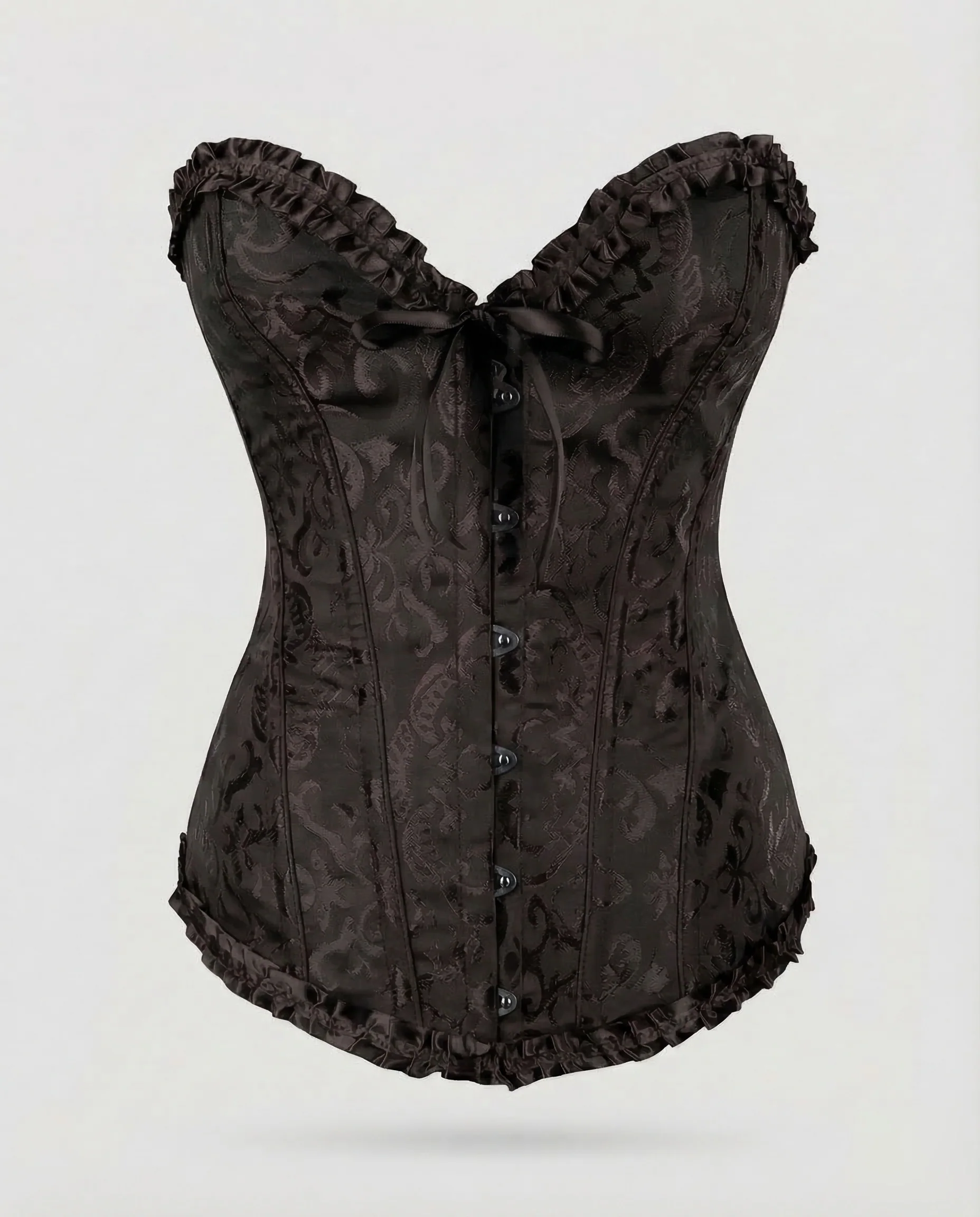 Damen Korsett Bustier Jacquard - Image 11