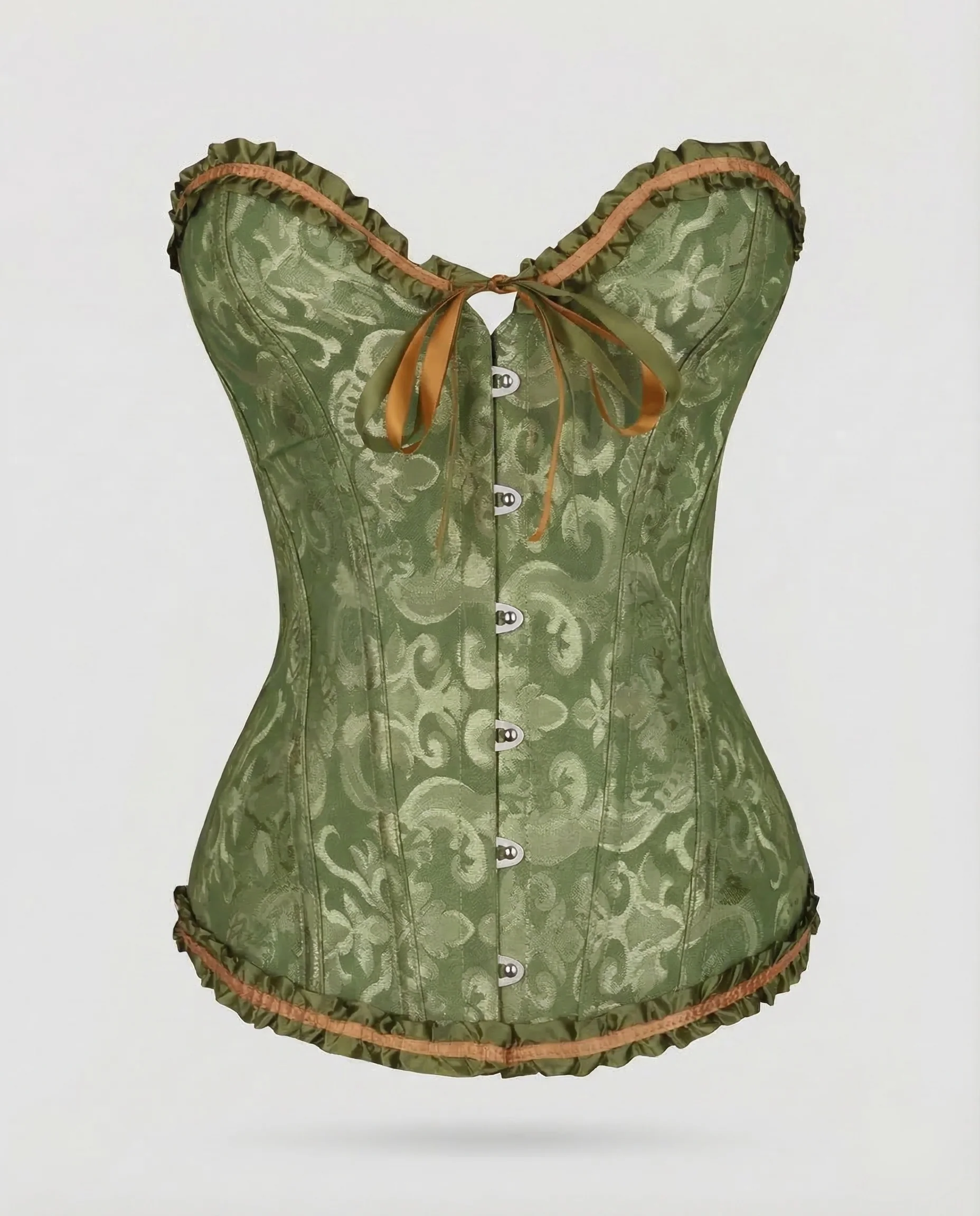 Damen Korsett Bustier Jacquard - Image 7