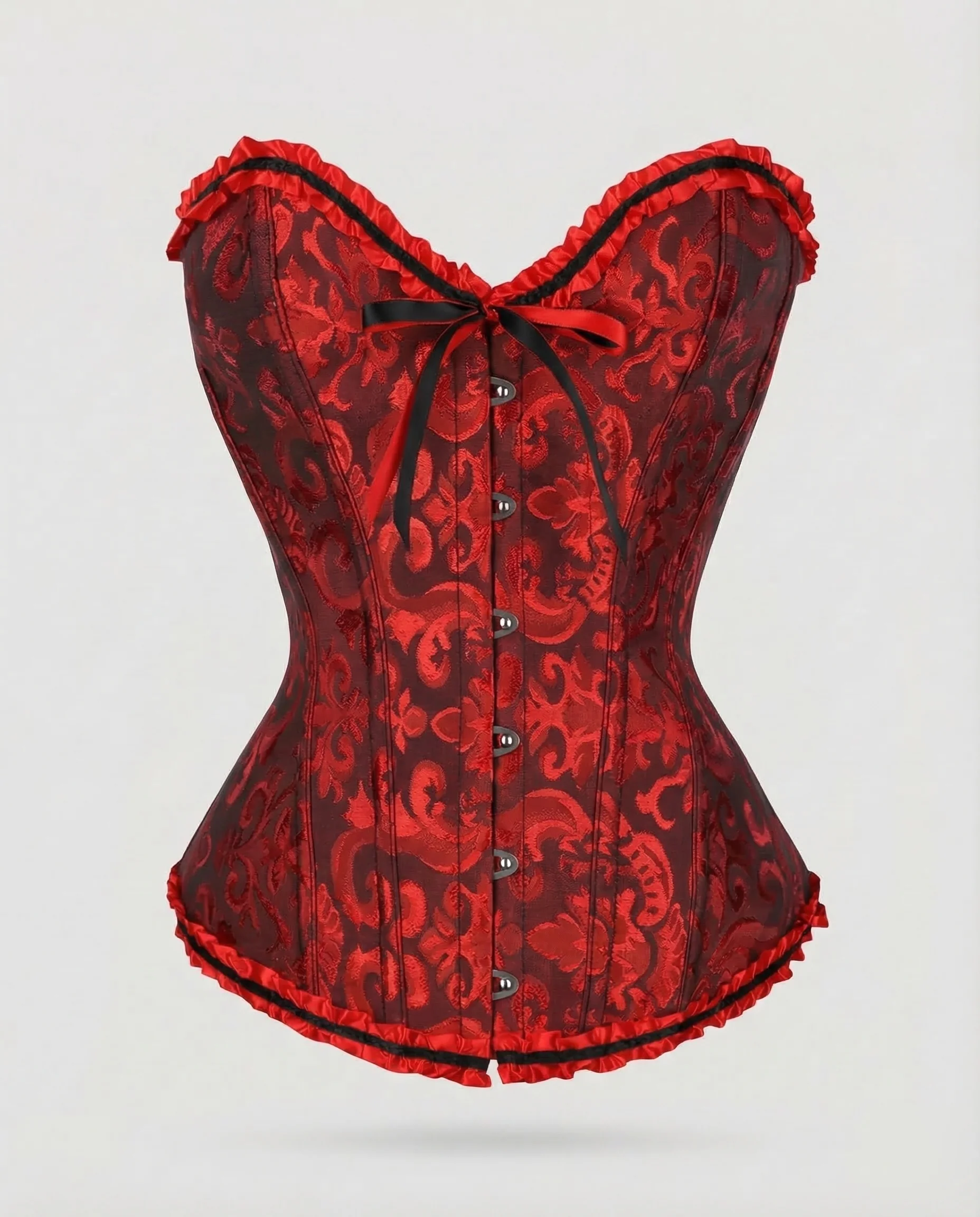 Damen Korsett Bustier Jacquard - Image 8