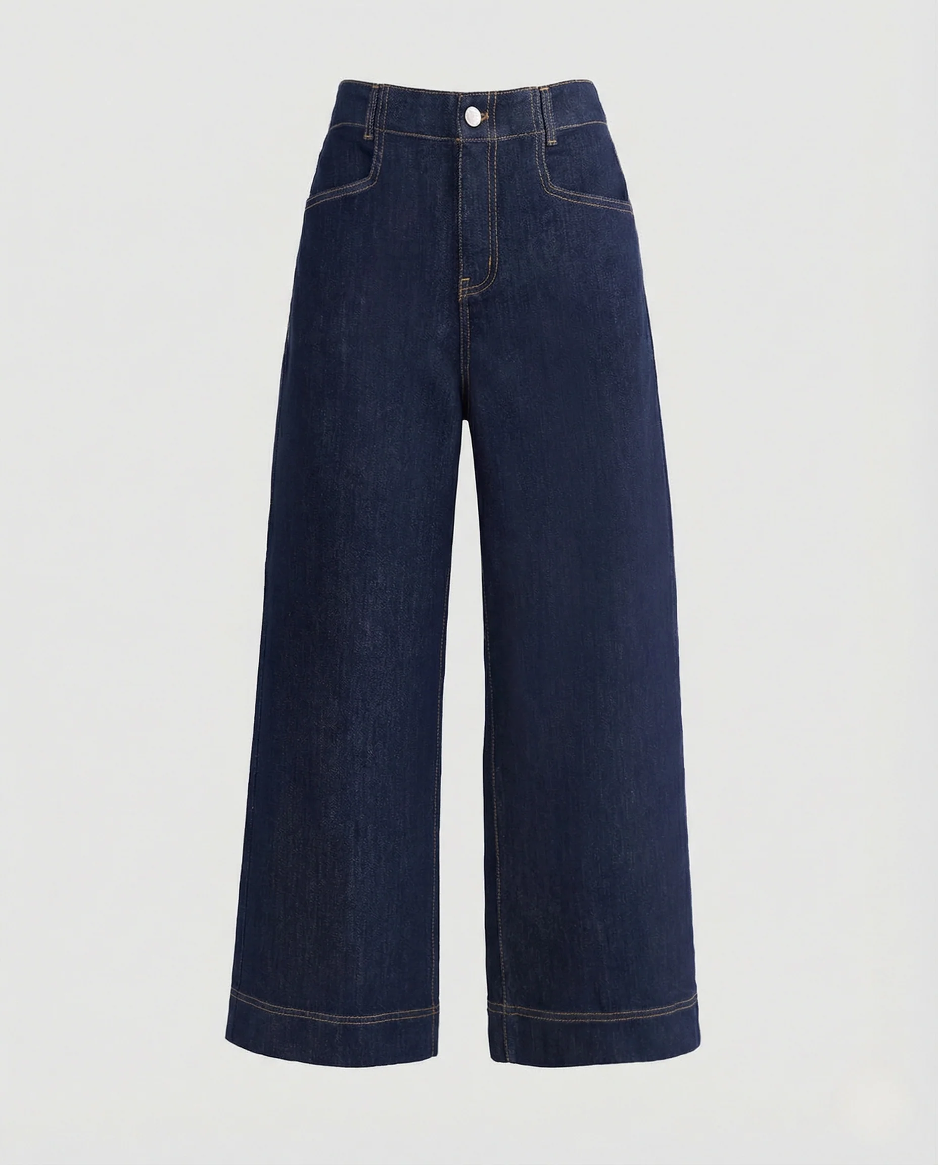 Damen Jeans Culotte High Waist - Image 4