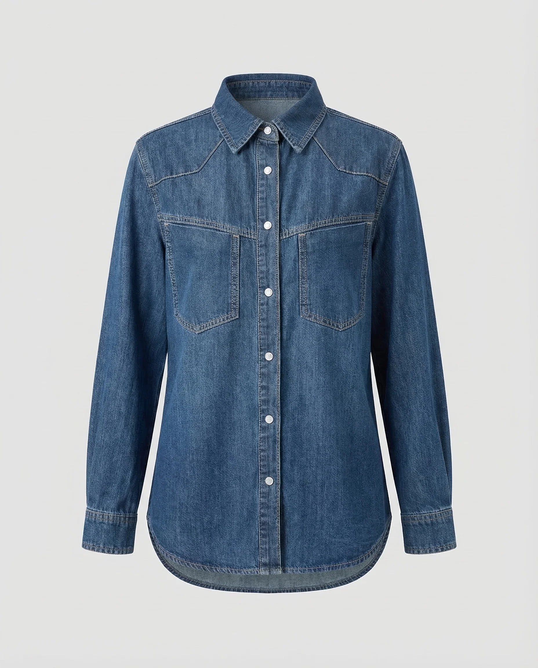 Damen Jeanshemd Western - Image 5