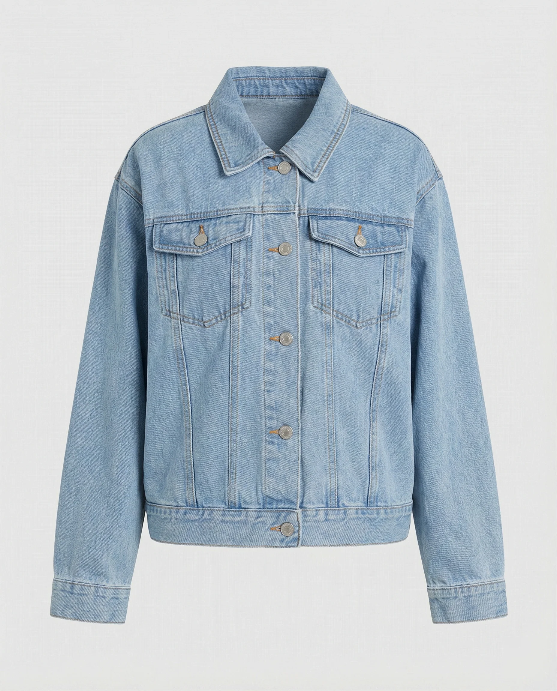 Damen Jeansjacke Damen Oversize - Image 3